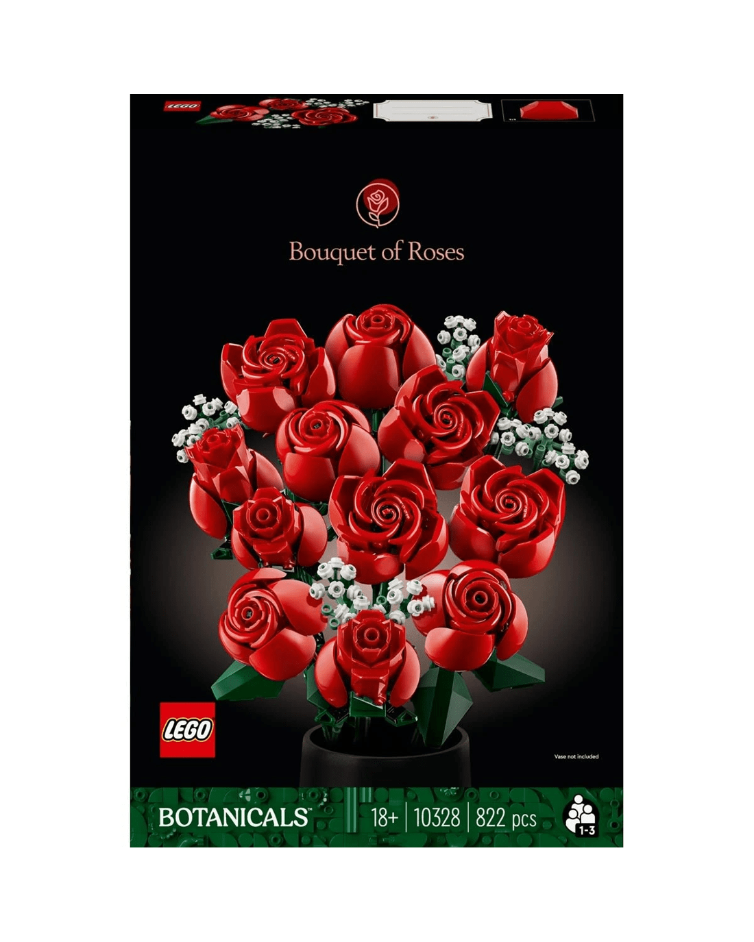 1 LEGO Botanicals Bouquet of Roses 10328, 1 of 10