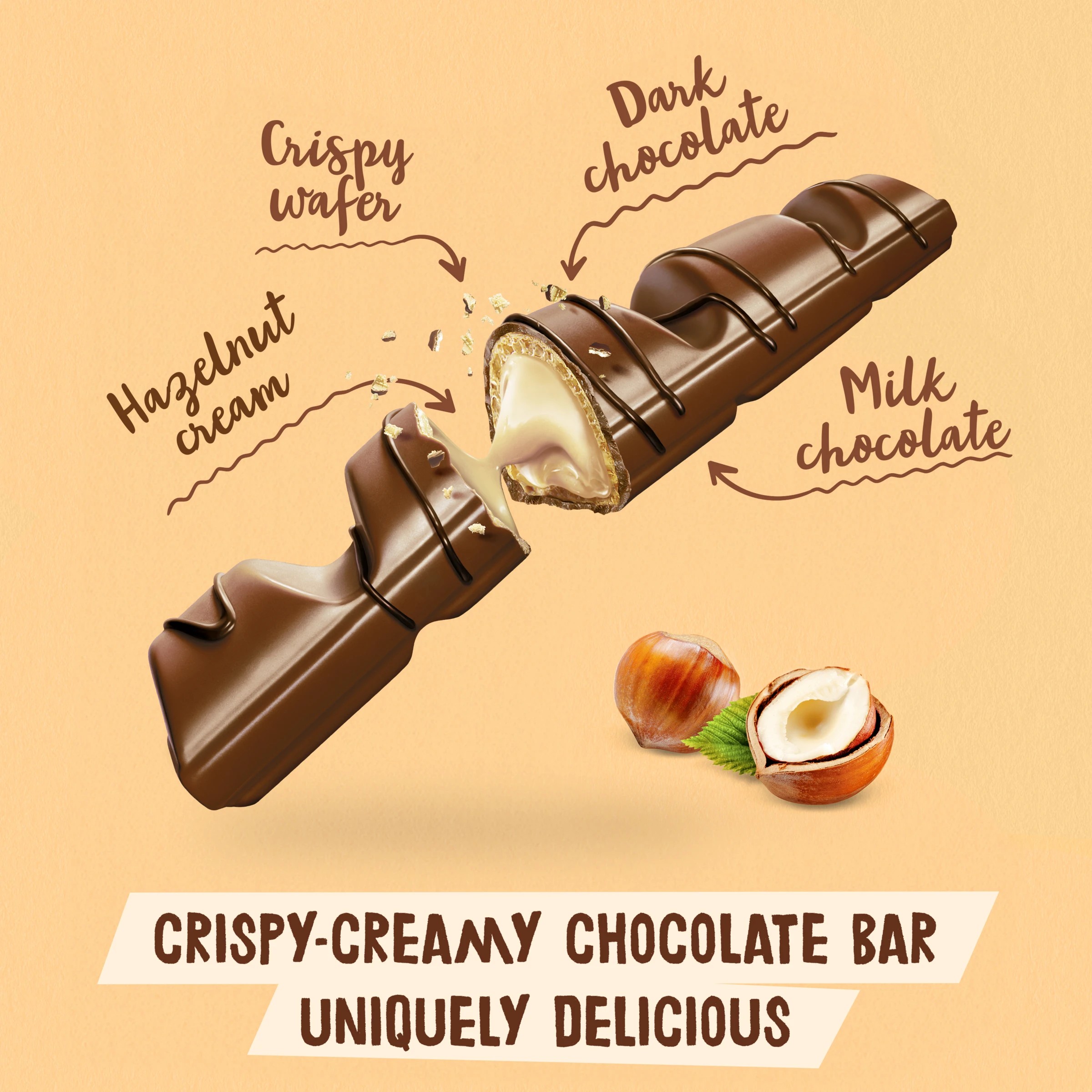 3 2 Pack Kinder Bueno Bar 43g, 3 of 9