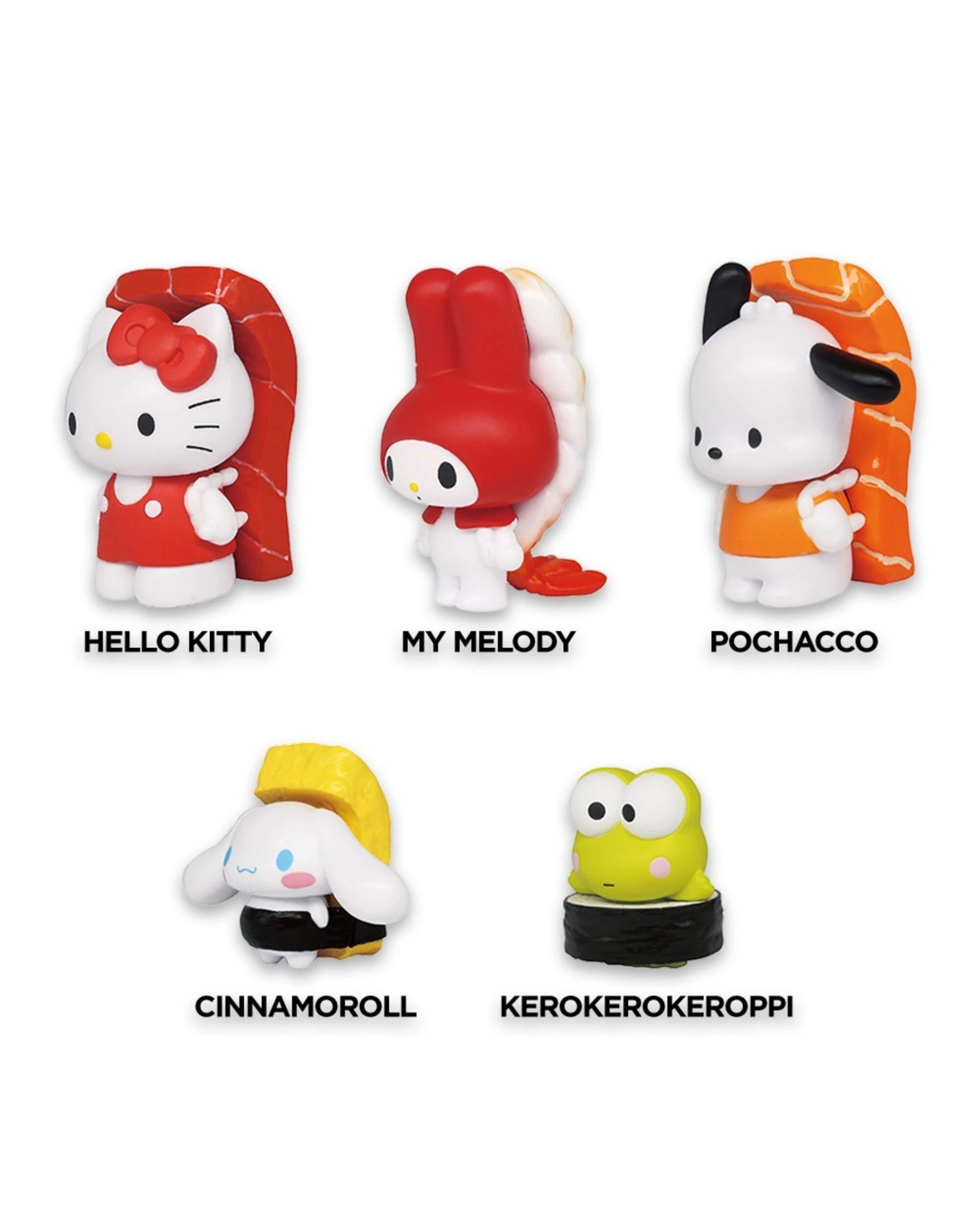 1 Sanrio - Hello Kitty - Twinchees Hello Kitty and Friends Sushi Figurine Blind Bag (Single Bag), 1 of 5