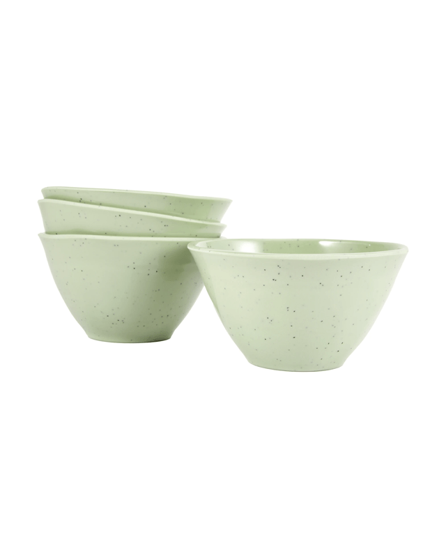 4 Pack Green Glazed Look B