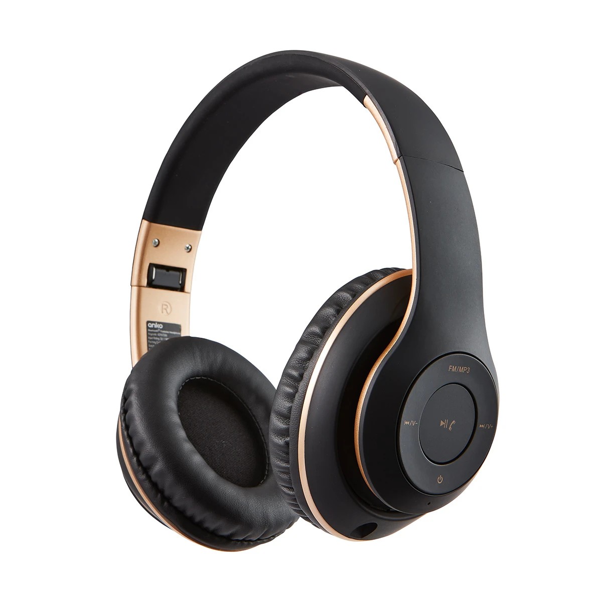 1 Bluetooth On - Ear Headphones - Anko - Black, 1 of 10