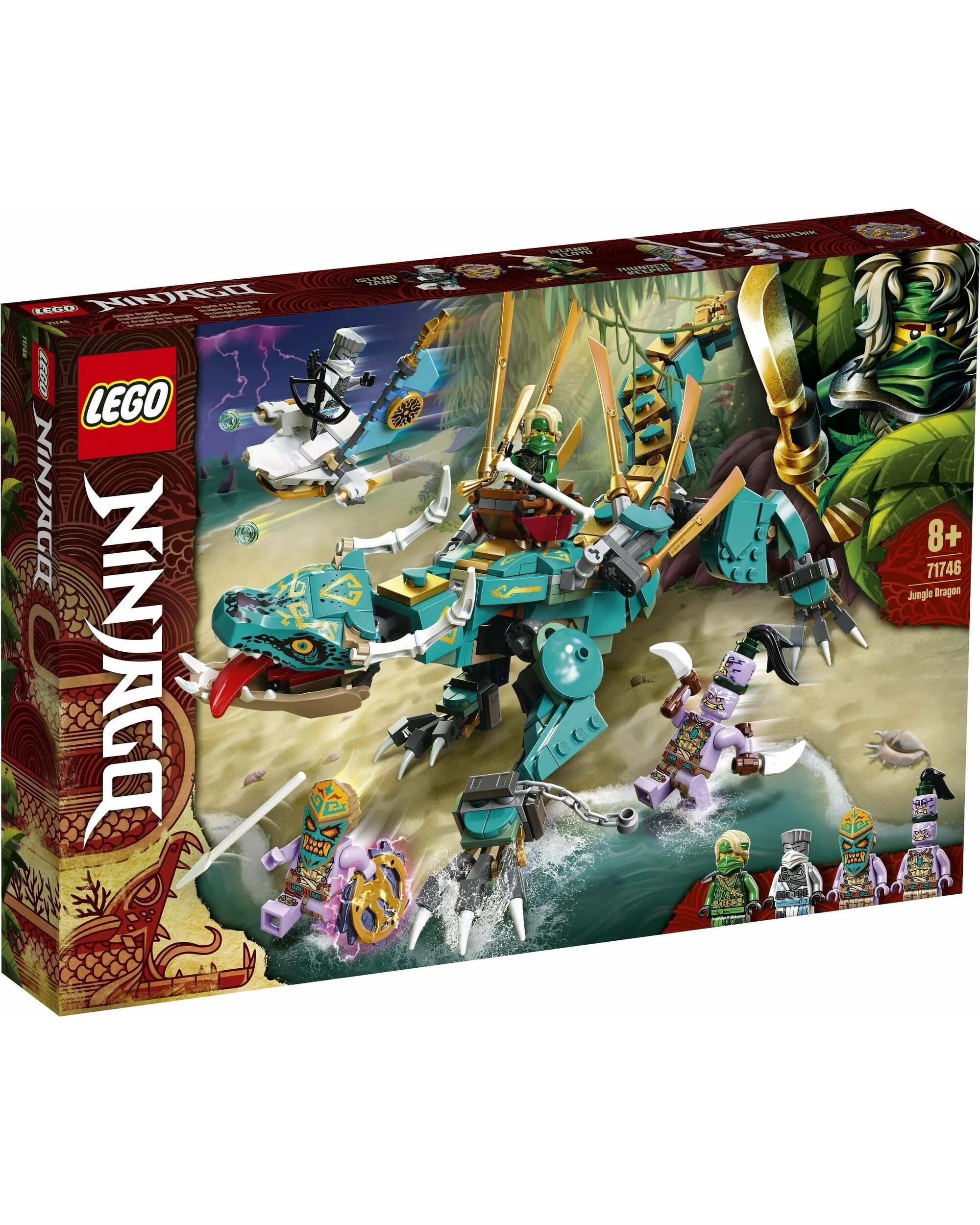 1 LEGO 71746 NINJAGO Jungle Dragon Playset, 1 of 5