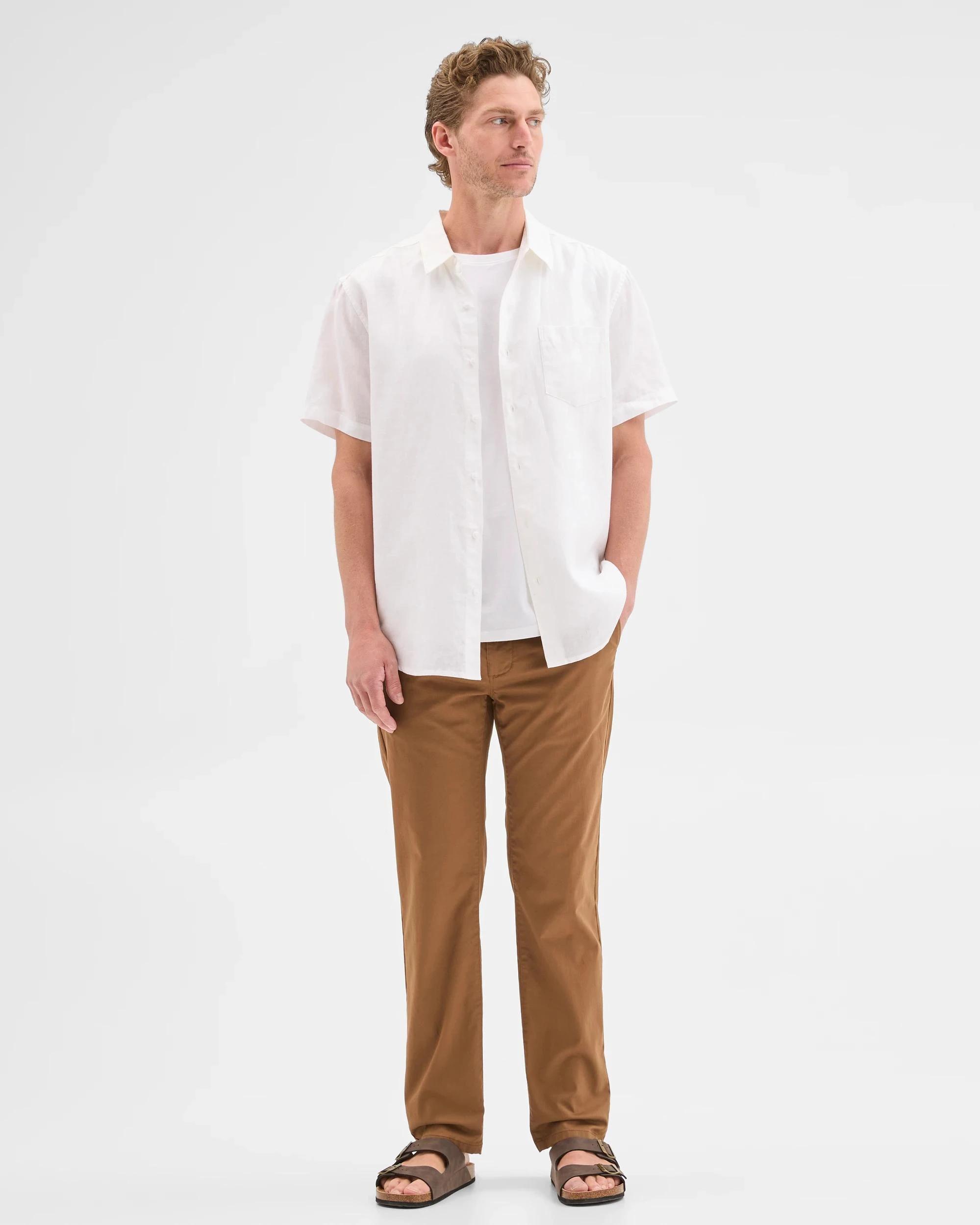 2 Target Australian Cotton Rich Straight Chino Pants SEPIA, 2 of 7