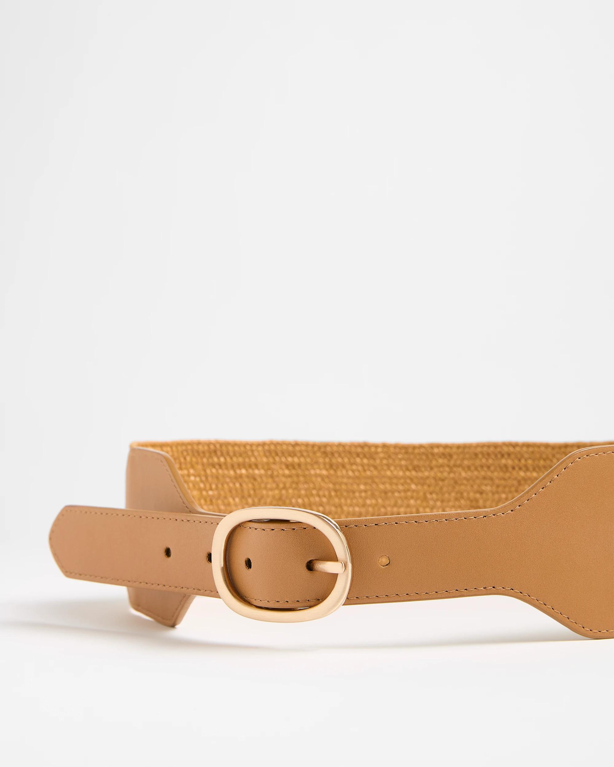 2 Target Summer Buckle Stretch Belt DARK NATURAL, 2 of 2