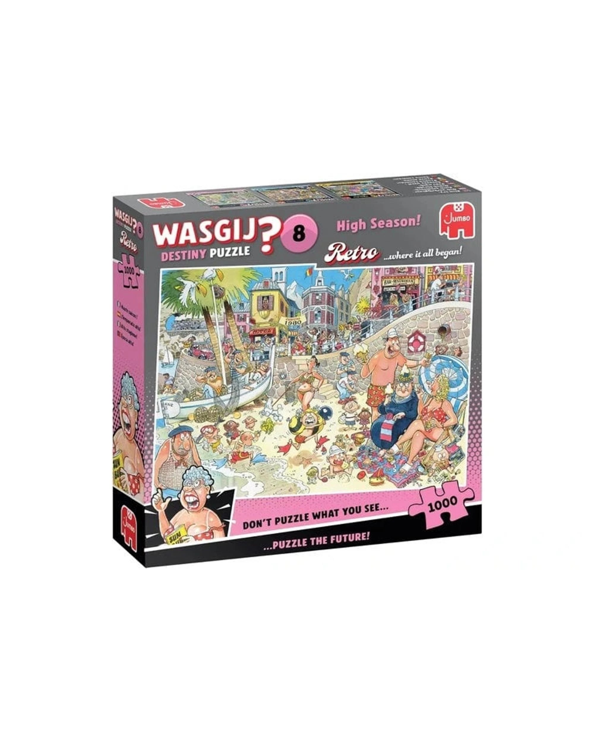 1 Wasgij Retro Destiny #8 High Season 1000 Piece Puzzle, 1 of 1