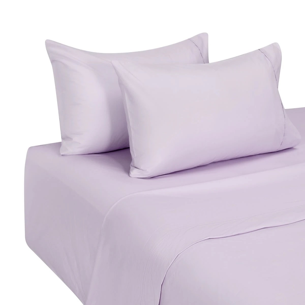 5 250 Thread Count Cotton Rich Sheet Set - King Bed, Lilac, 5 of 6