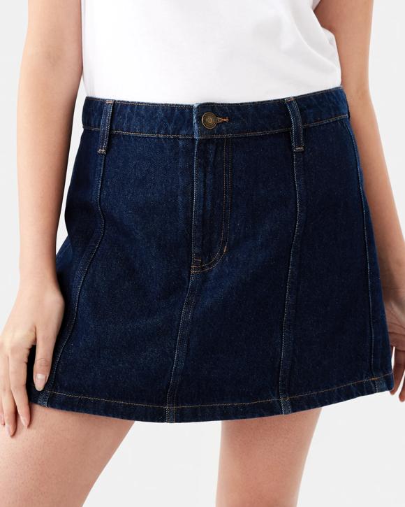 Denim Mini Skort