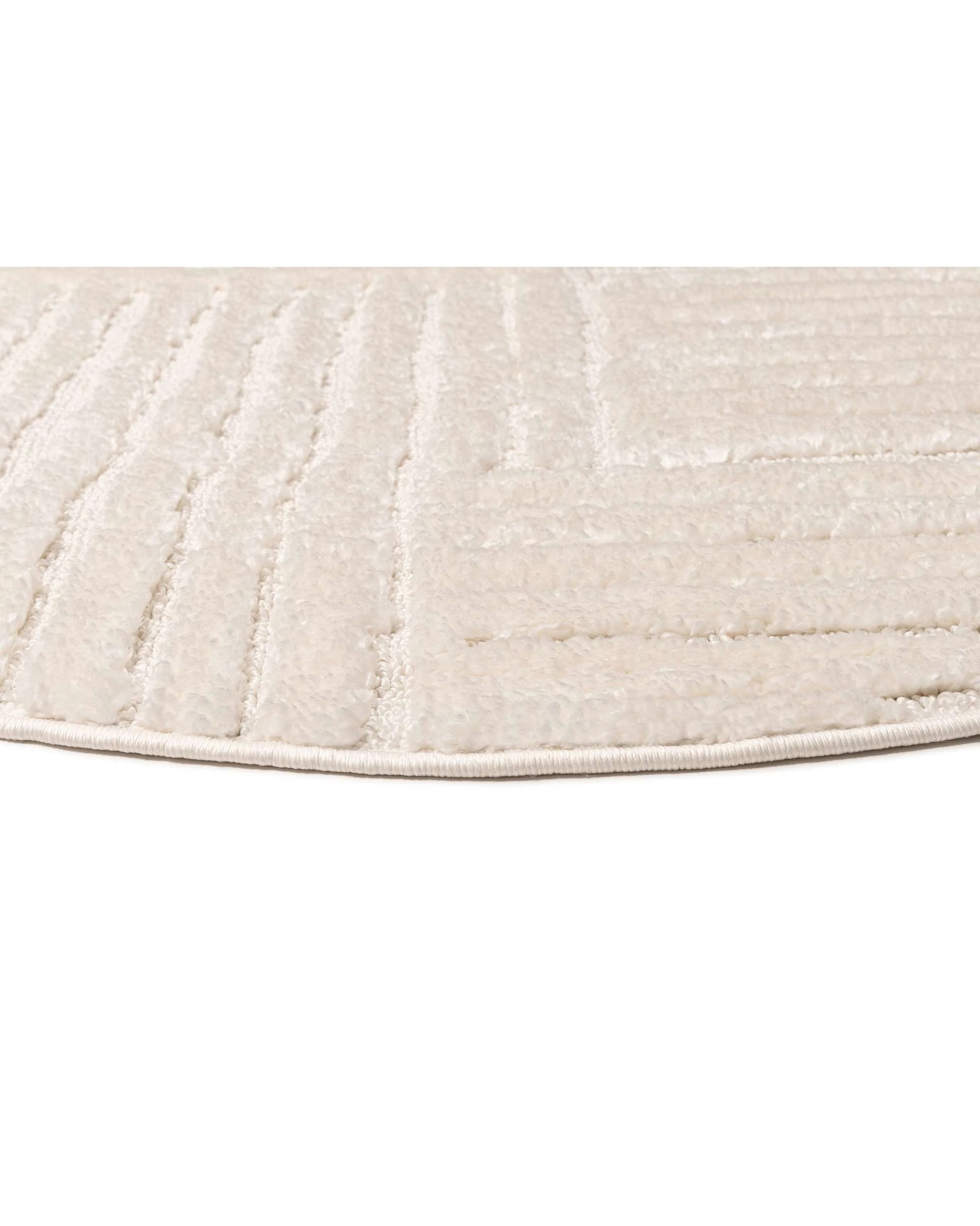 4 Loopsie Arbori Abstract Round Rug-240cm x 240cm - White, 4 of 8