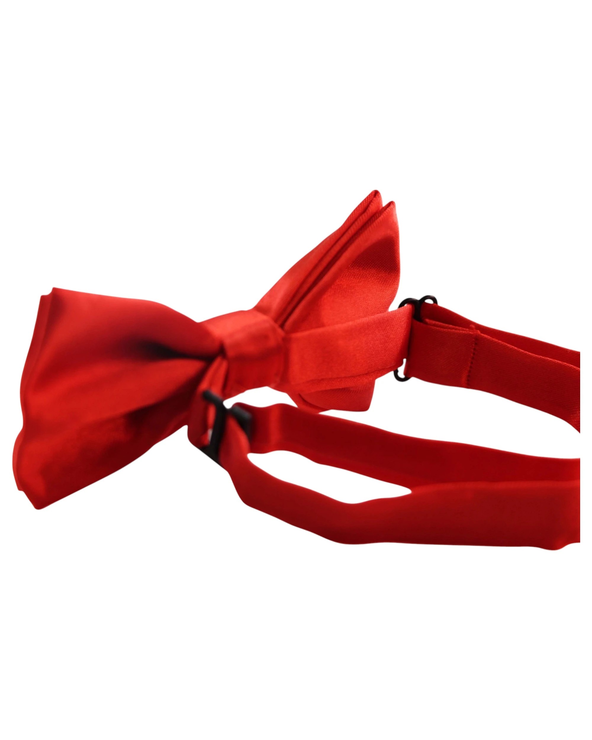 2 Zasel Boys Red Orange Plain Bow Tie, 2 of 3