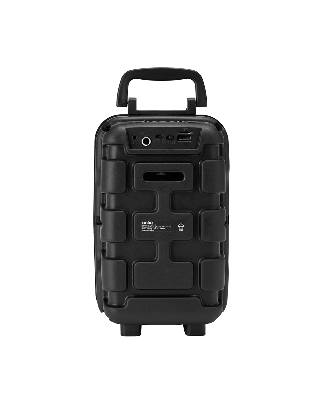 6 Karaoke Speaker with Microphone - Black, 6 of 10