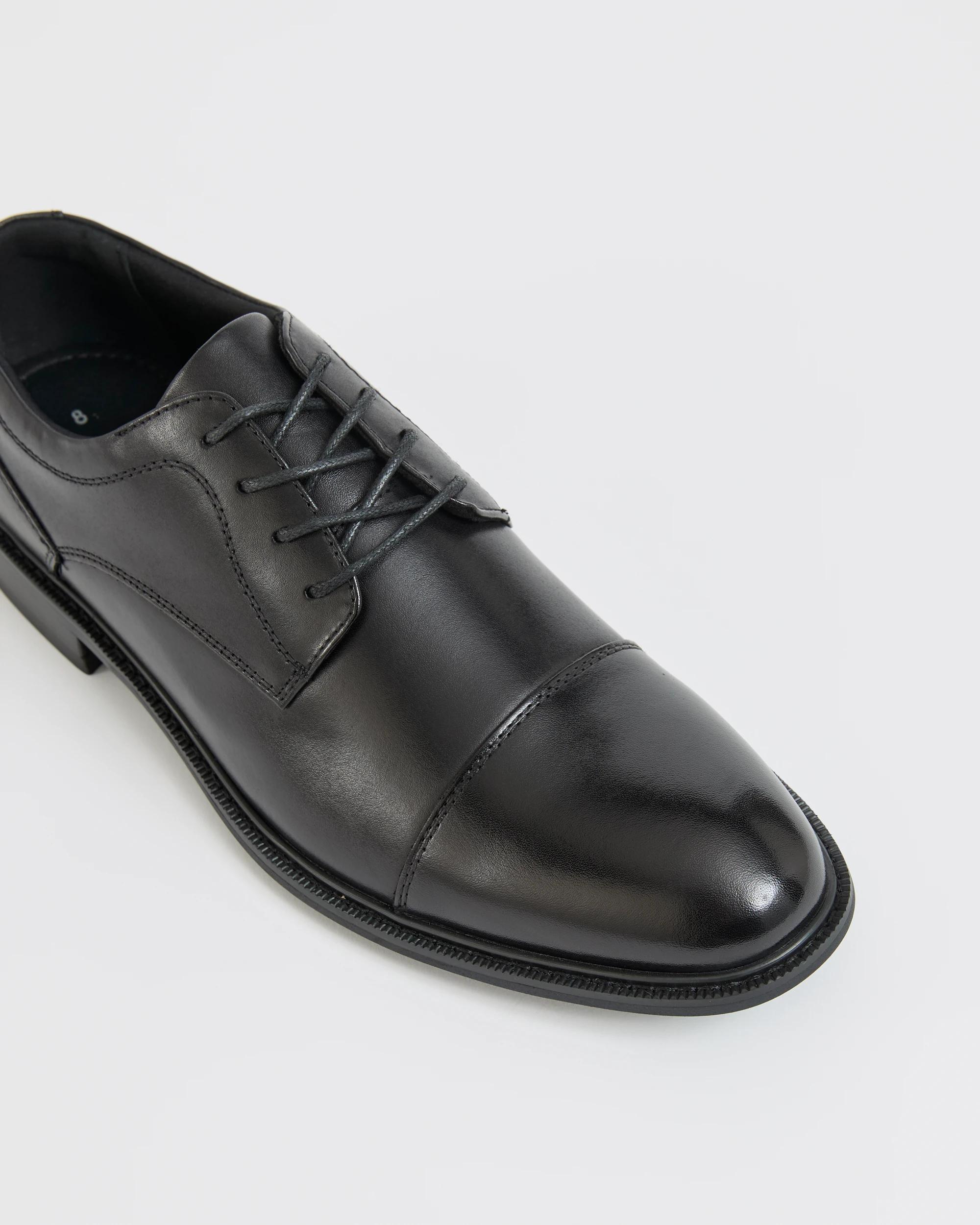3 Target Man Leather Lace Up Dress Shoes BLACK, 3 of 3