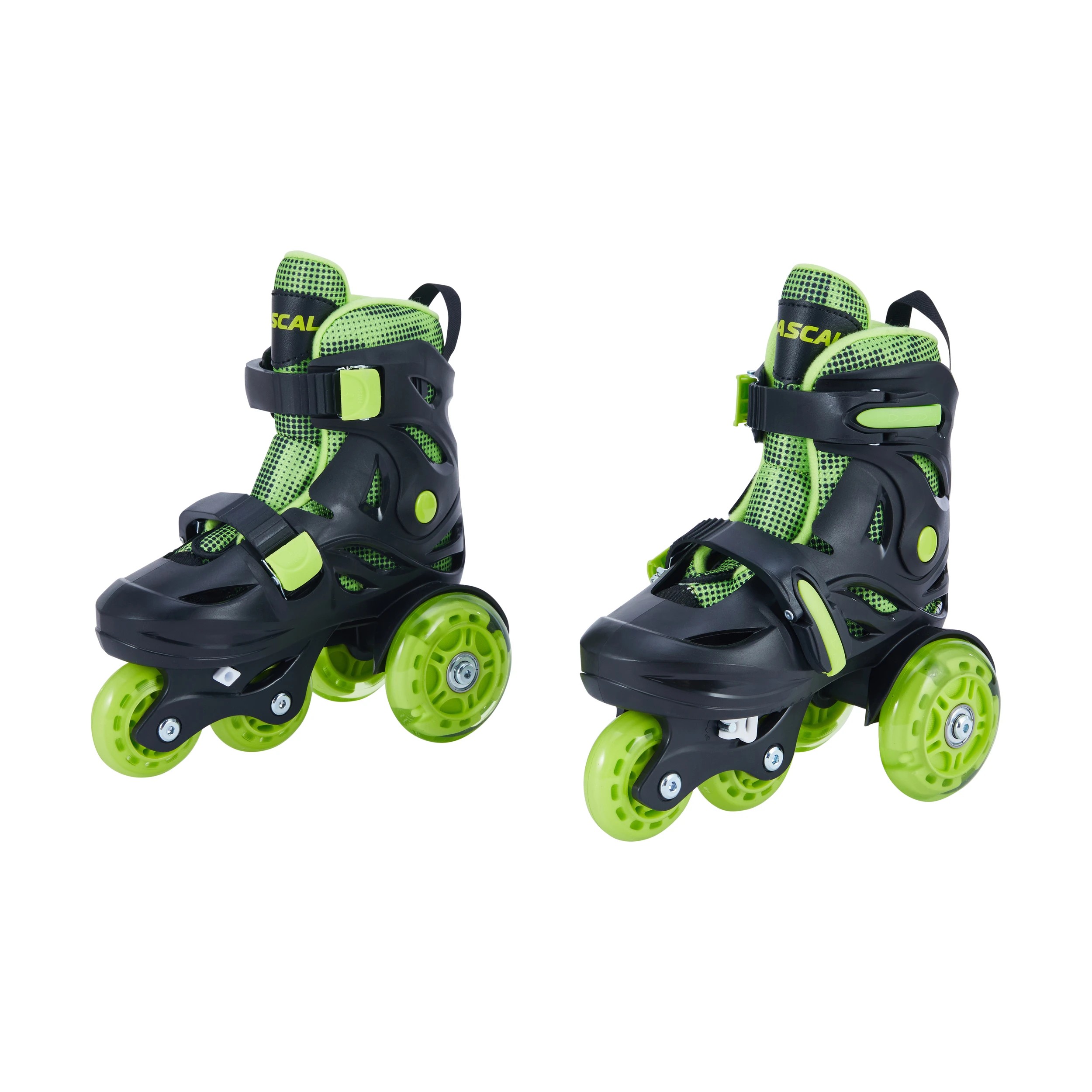 1 Tri Trainer Skates - Black and Green, Size 8.5 to 12, 1 of 9
