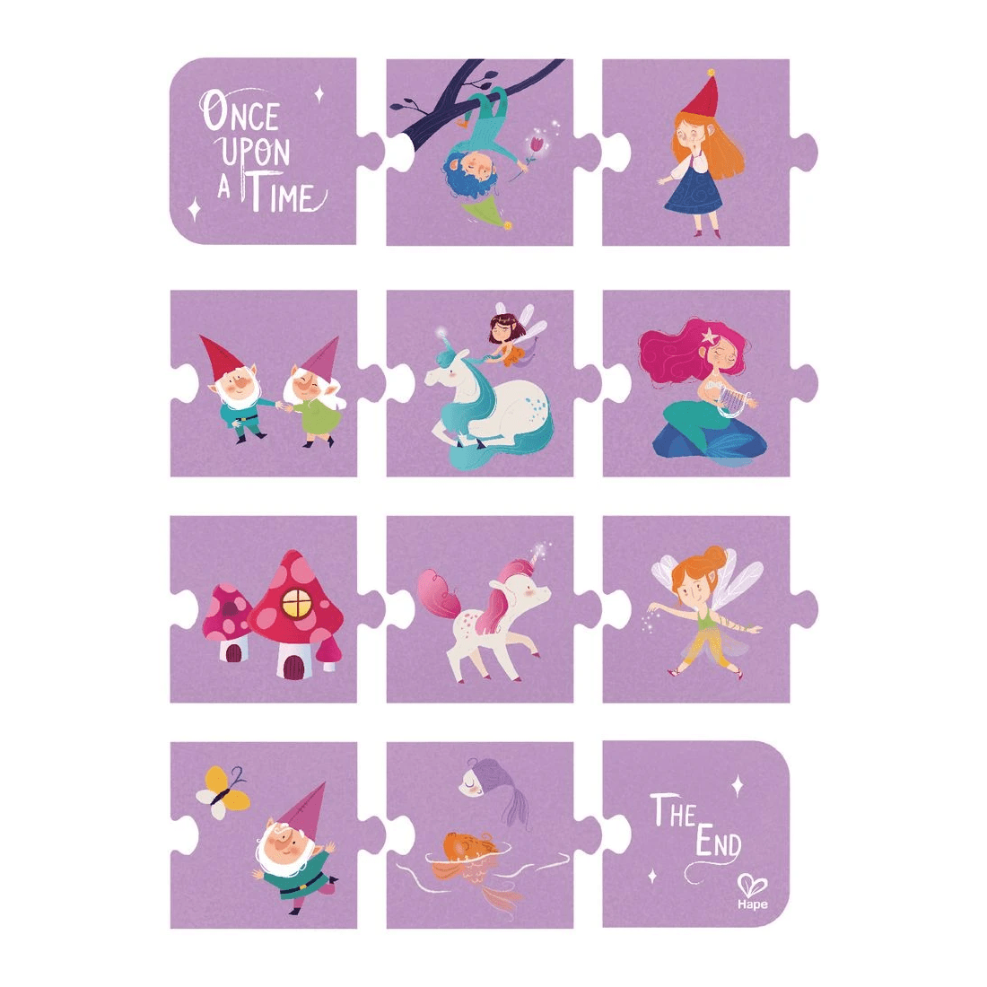 4 Hape Fairytale Puzzle Set, 4 of 7