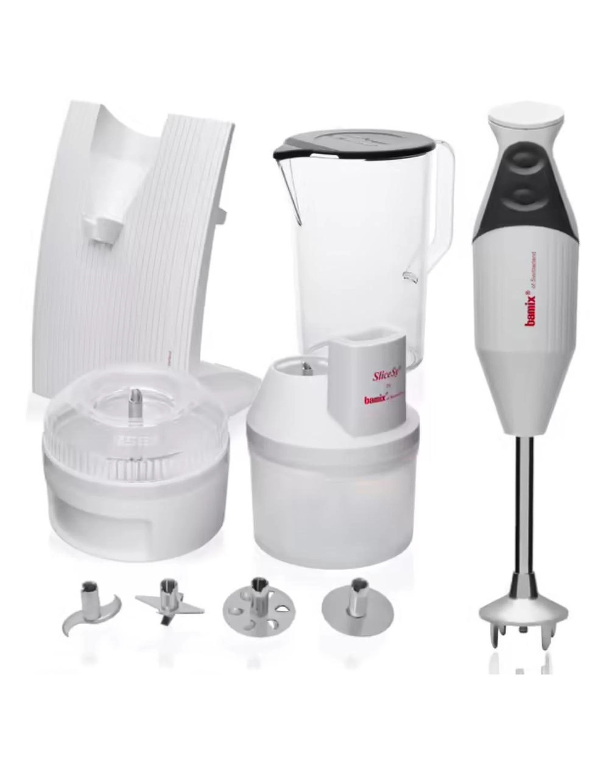 1 Bamix SwissLine Superbox Immersion Stick Blender 200W  Light Grey