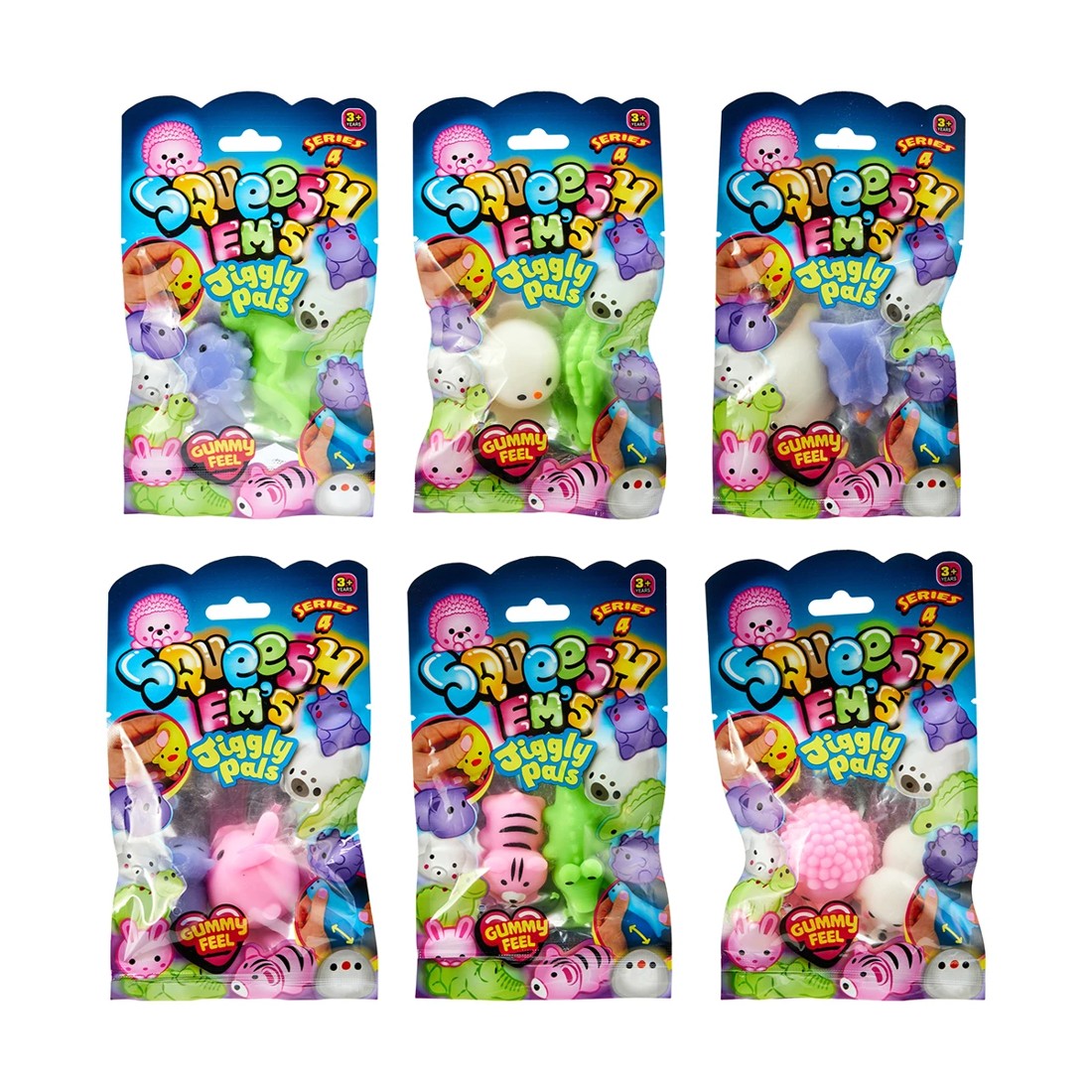 1 2 Pack Series 3 Squeeshems Jiggly Pals - Assorted, 1 of 10