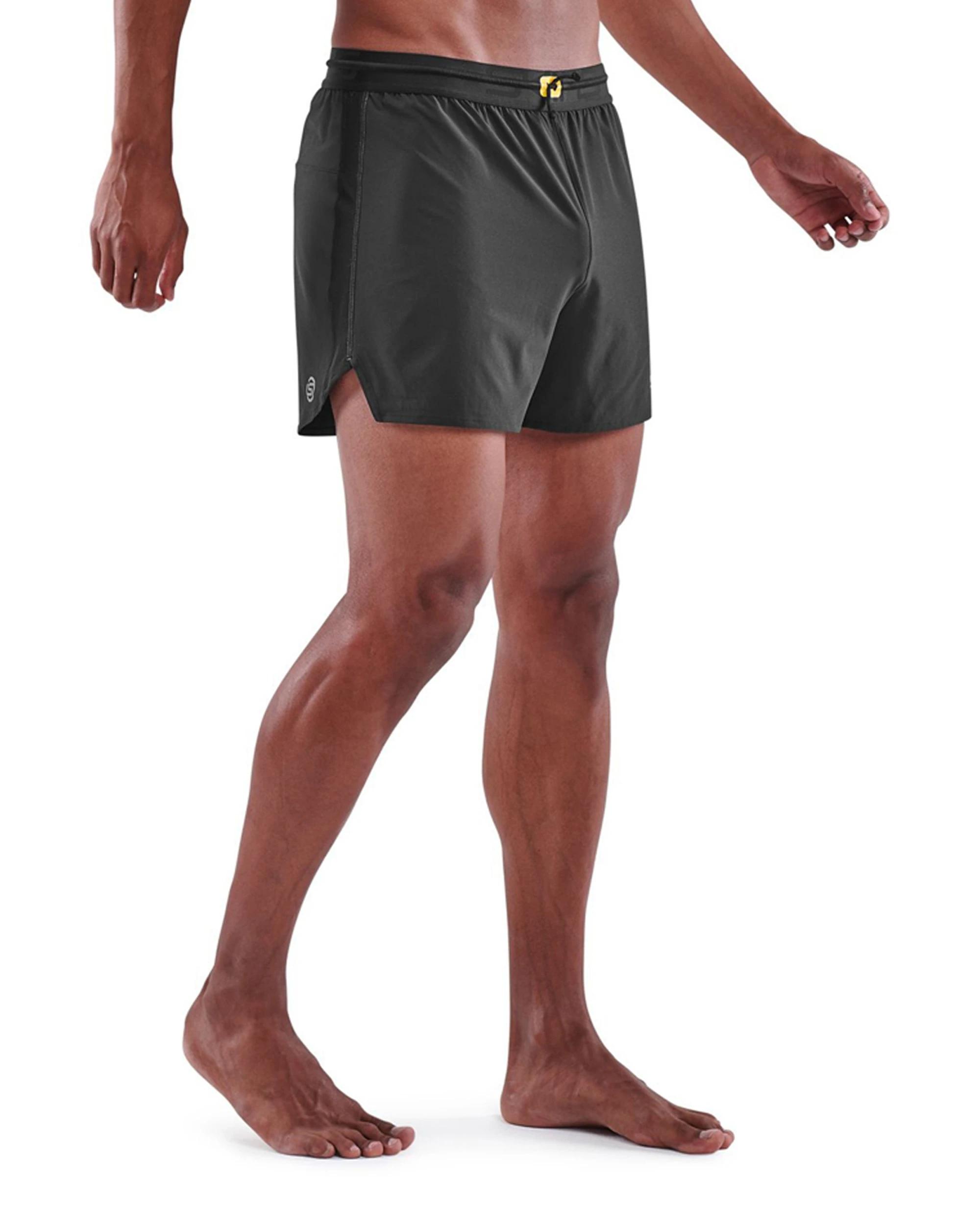 1 SKINS Men's 3-Series Activewear Run Shorts BLACK, 1 of 5