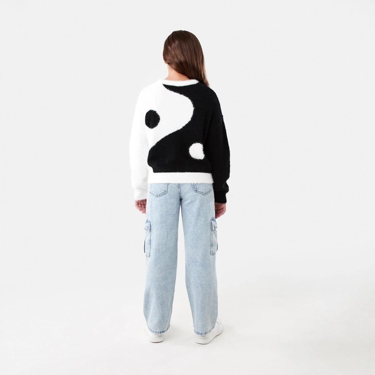6 Jacquard Knit Top Yin Yan, 6 of 8