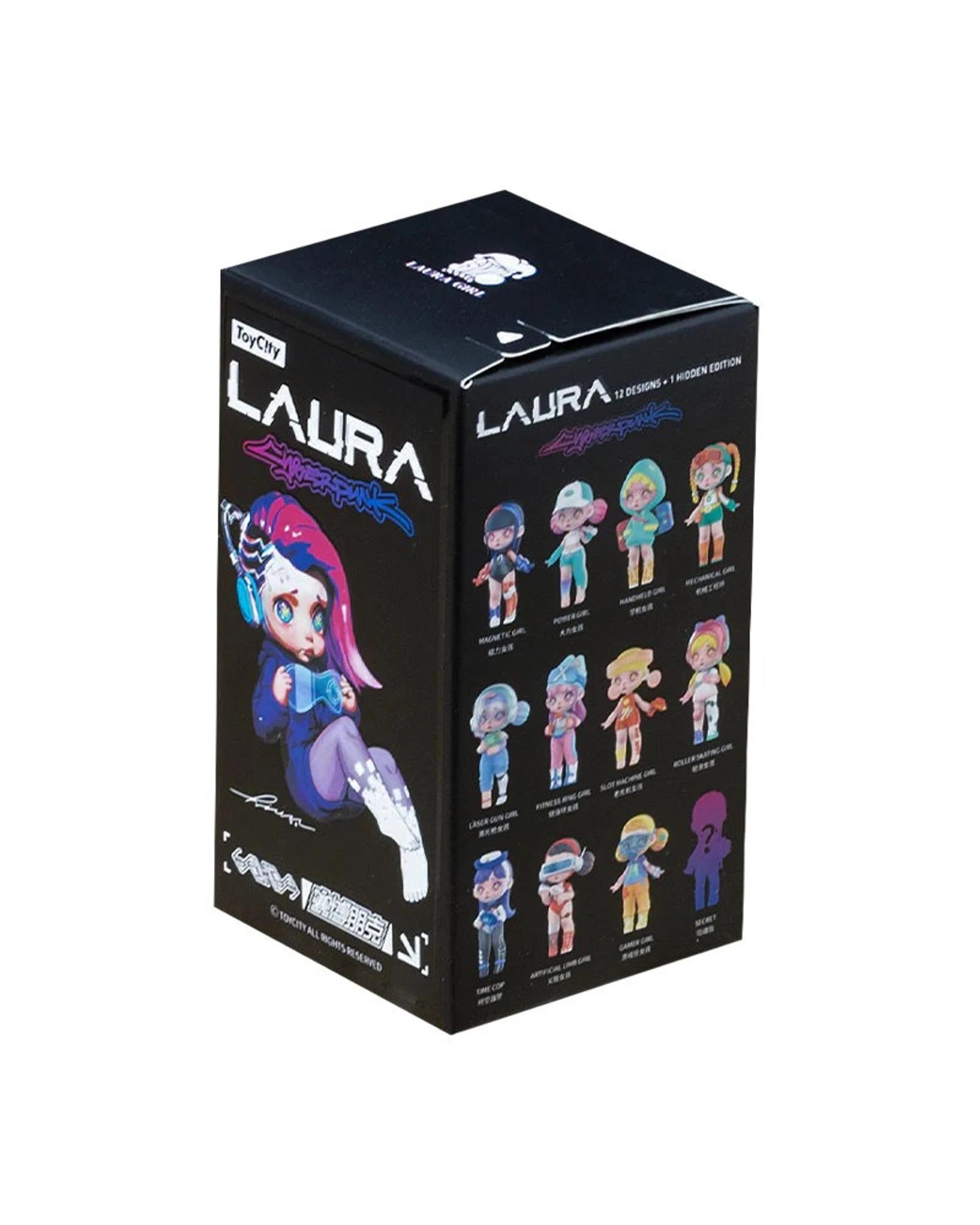 1 ToyCity Laura Cyberpunk Figure Blind Box, 1 of 10