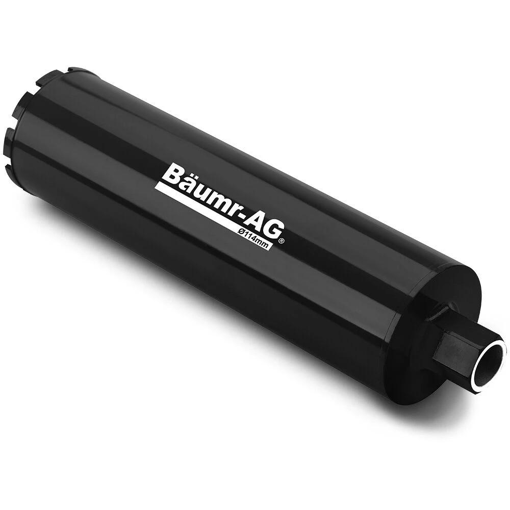 1 Baumr-AG Diamond Core Drill Bit 114mm Concrete Wet Dry Tile Stone Brick Marble 1-1/4 UNC, 1 of 1