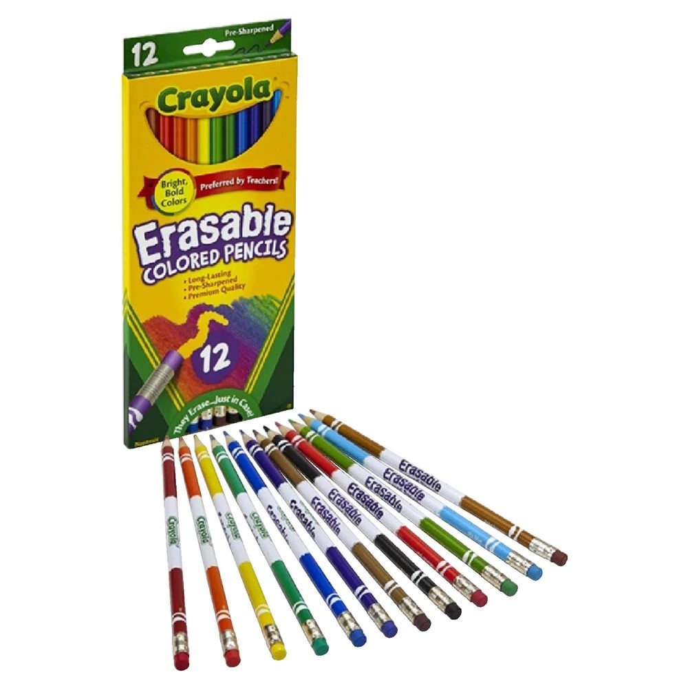 3 Crayola Erasable Coloured Pencils 12 Pack, 3 of 8