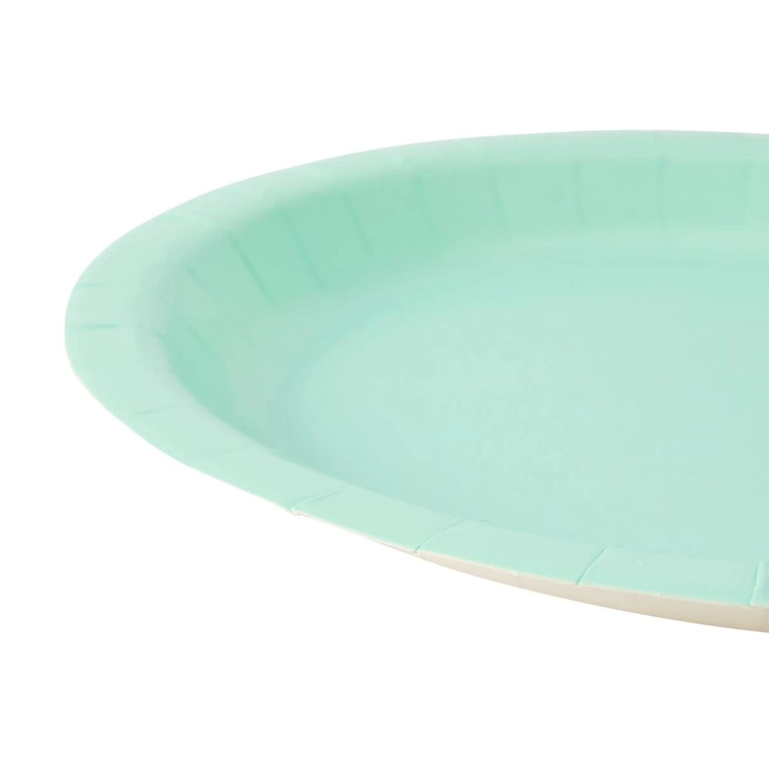 3 16 Piece Pastel Green Paper Plates, 3 of 4