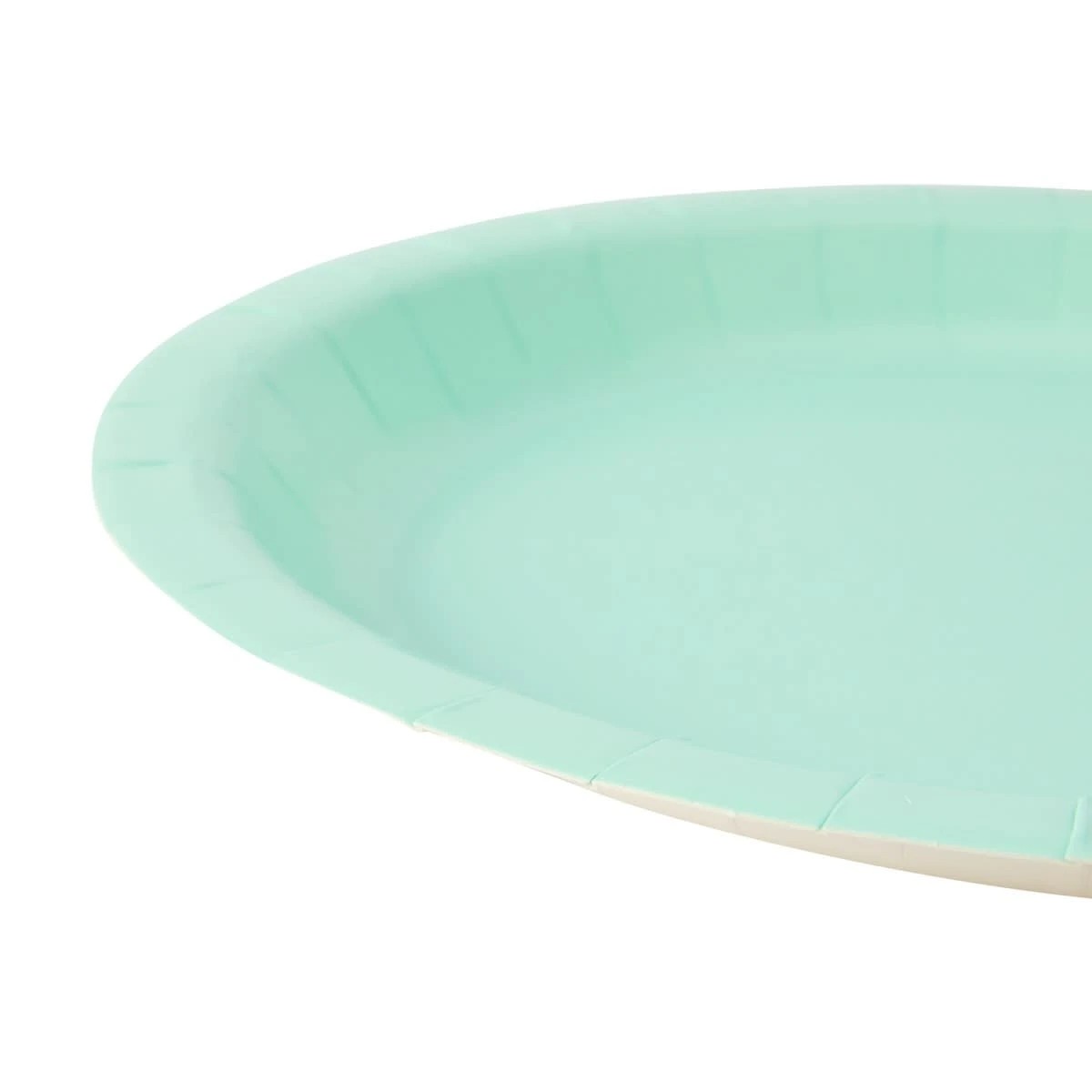 3 16 Piece Pastel Green Paper Plates, 3 of 4