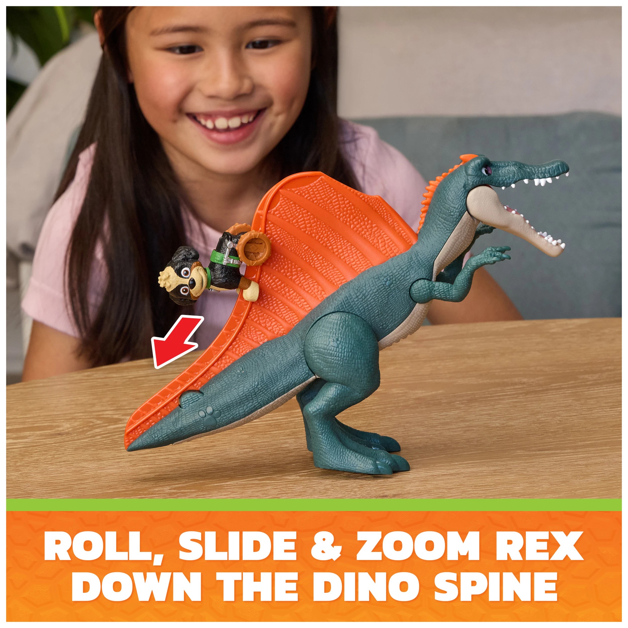 3 PAW Patrol: The Dino Movie Rise & Roll Dino Set, 3 of 9