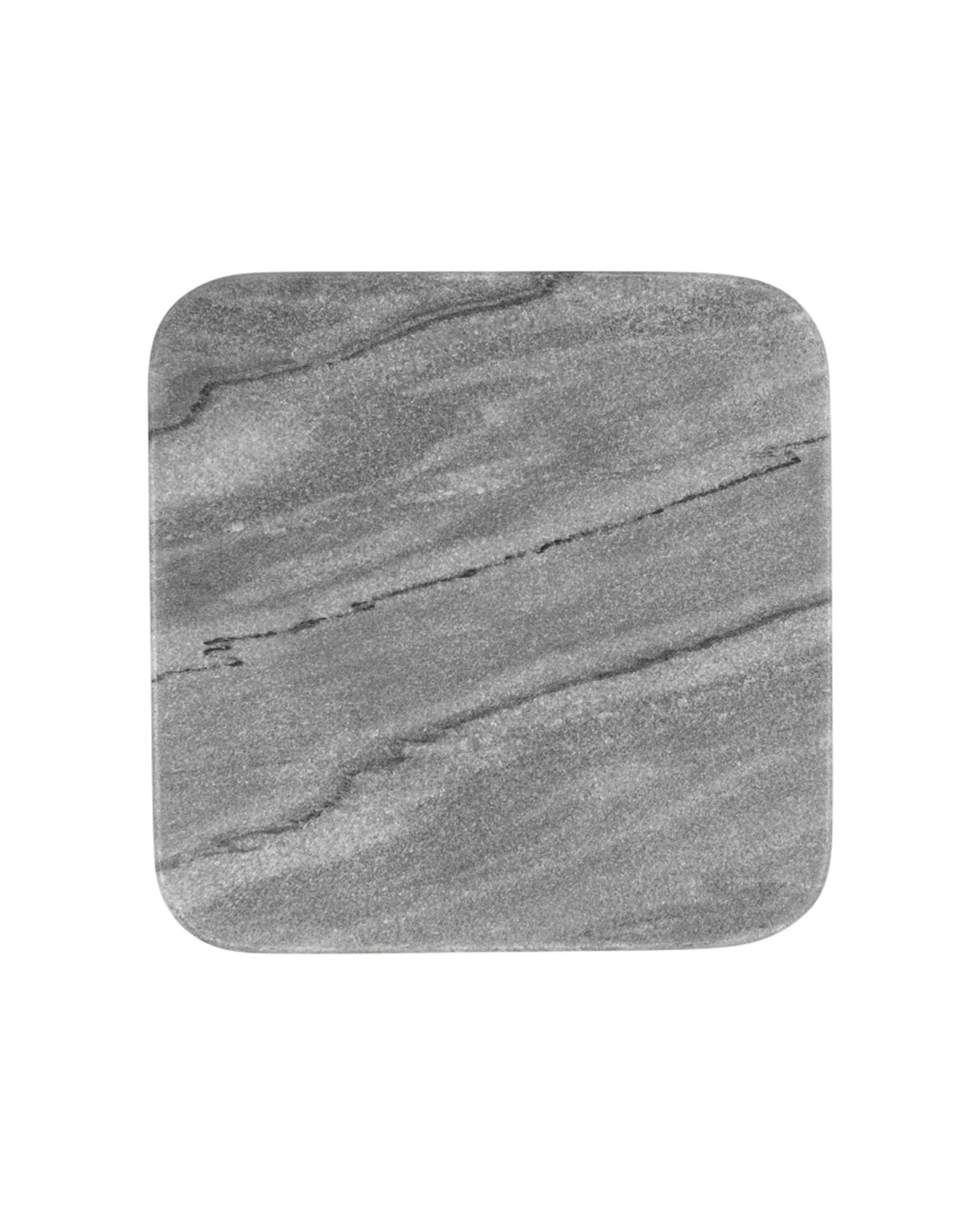 2 Maxwell & Williams 4PK Coaster Collective Square Marble Coaster 10cm - Charcoal, 2 of 3