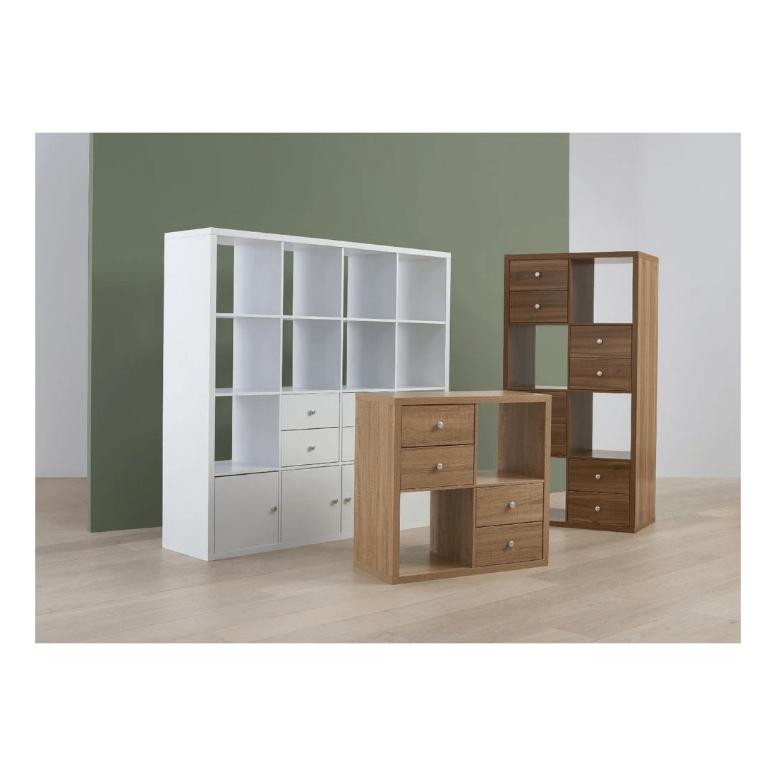 8 Horsen 4 Cube Bookcase Oak, 8 of 9