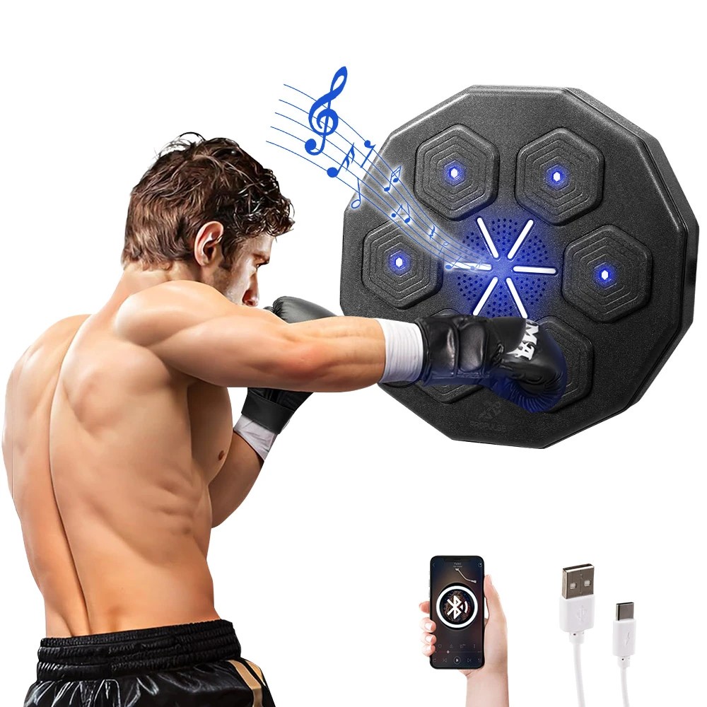 1 Propulse Smart Punching Boxing Electronic Music Machine Bluetooth Home Training - Black, 1 of 3