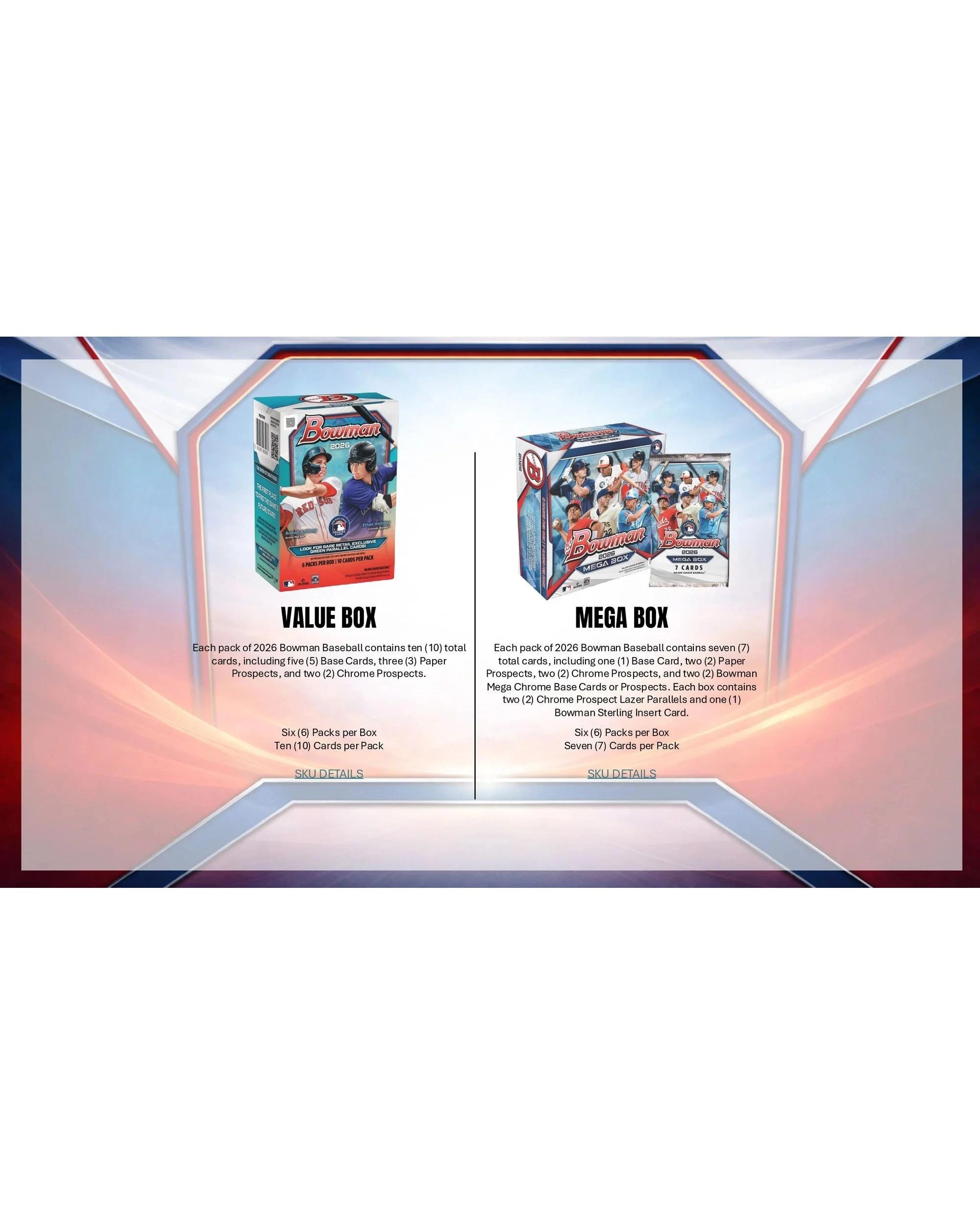6 Topps Bowman 2026 MLB Baseball Jumbo Pack, 6 of 9