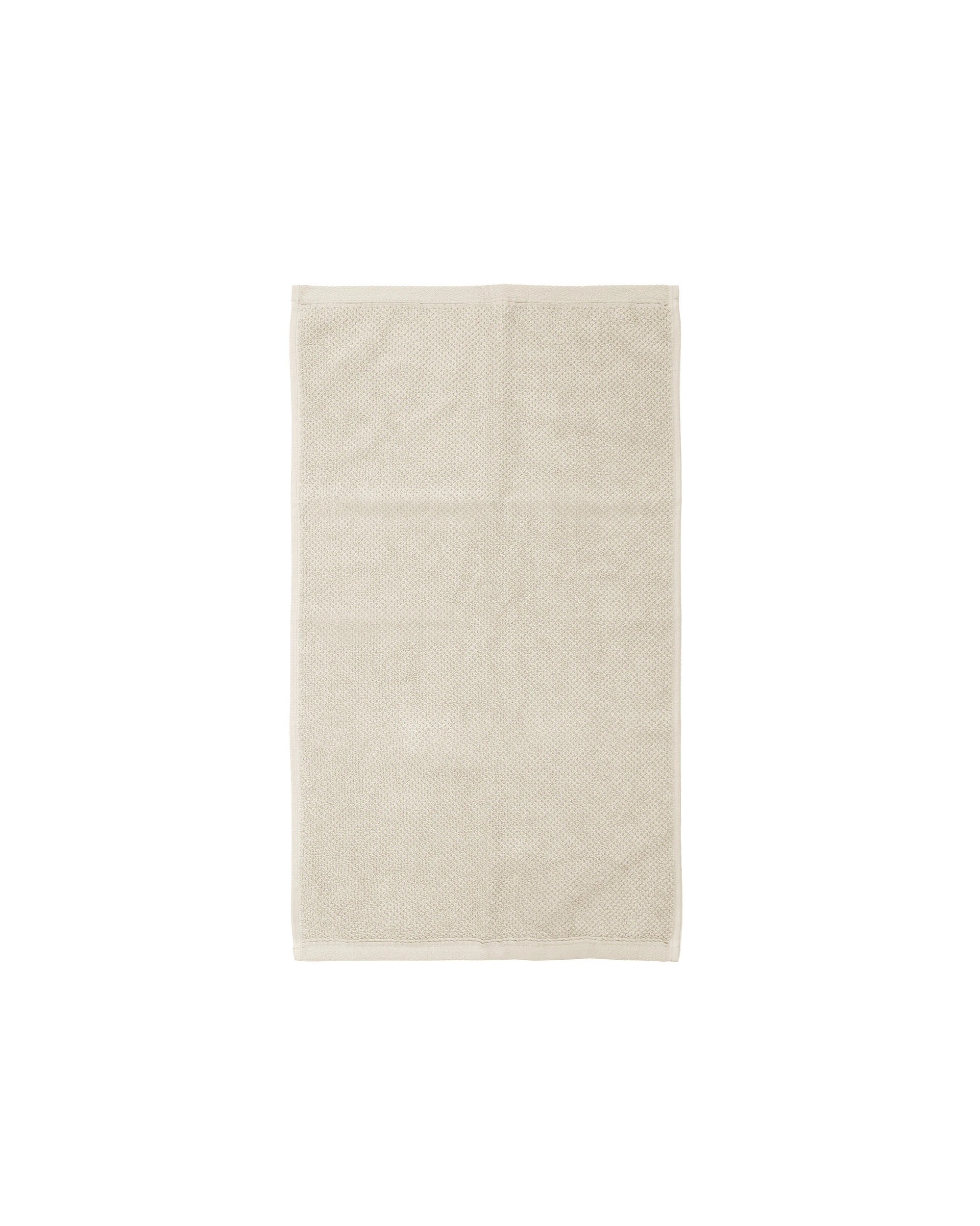 1 Bambury Angove 600gsm Soft Absorbent Cotton Hand Towel Textured 40x70cm Pebble - Beige, 1 of 4