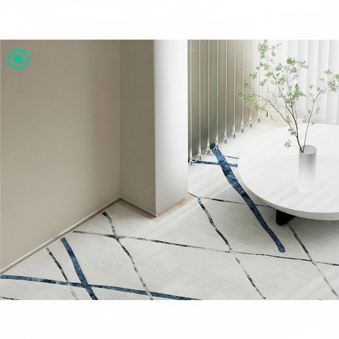 6 Artiss Floor Rug 200x290 Washable Mat Carpet Short Pile Jaca - Grey, 6 of 7