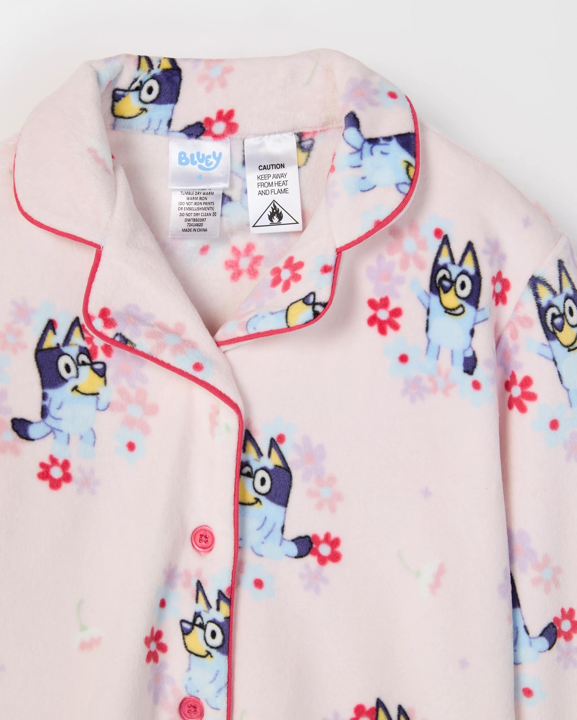 2 Bluey Australian Cotton Younger Girls Fleece Pyjama Set BLUEY, 2 of 4