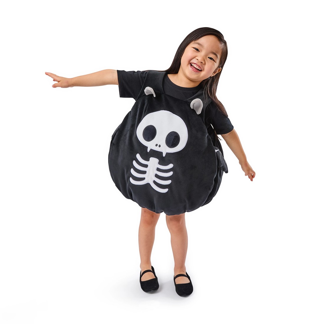 5 Squishy Vest Skeleton Bat Costume - Ages 4+, 5 of 8