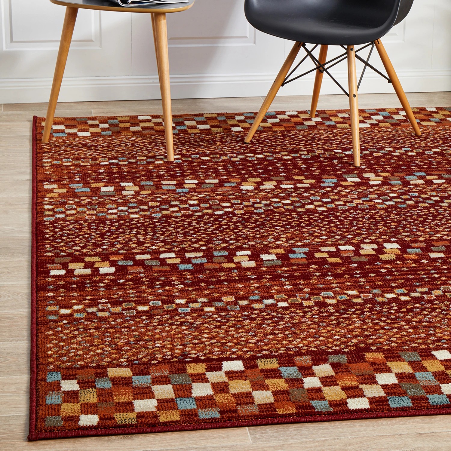 1 Common Ground Rugs Windsor 431 230x160cm - Medium Power Loomed Pet Friendly Floor Rug - Brown, 1 of 9