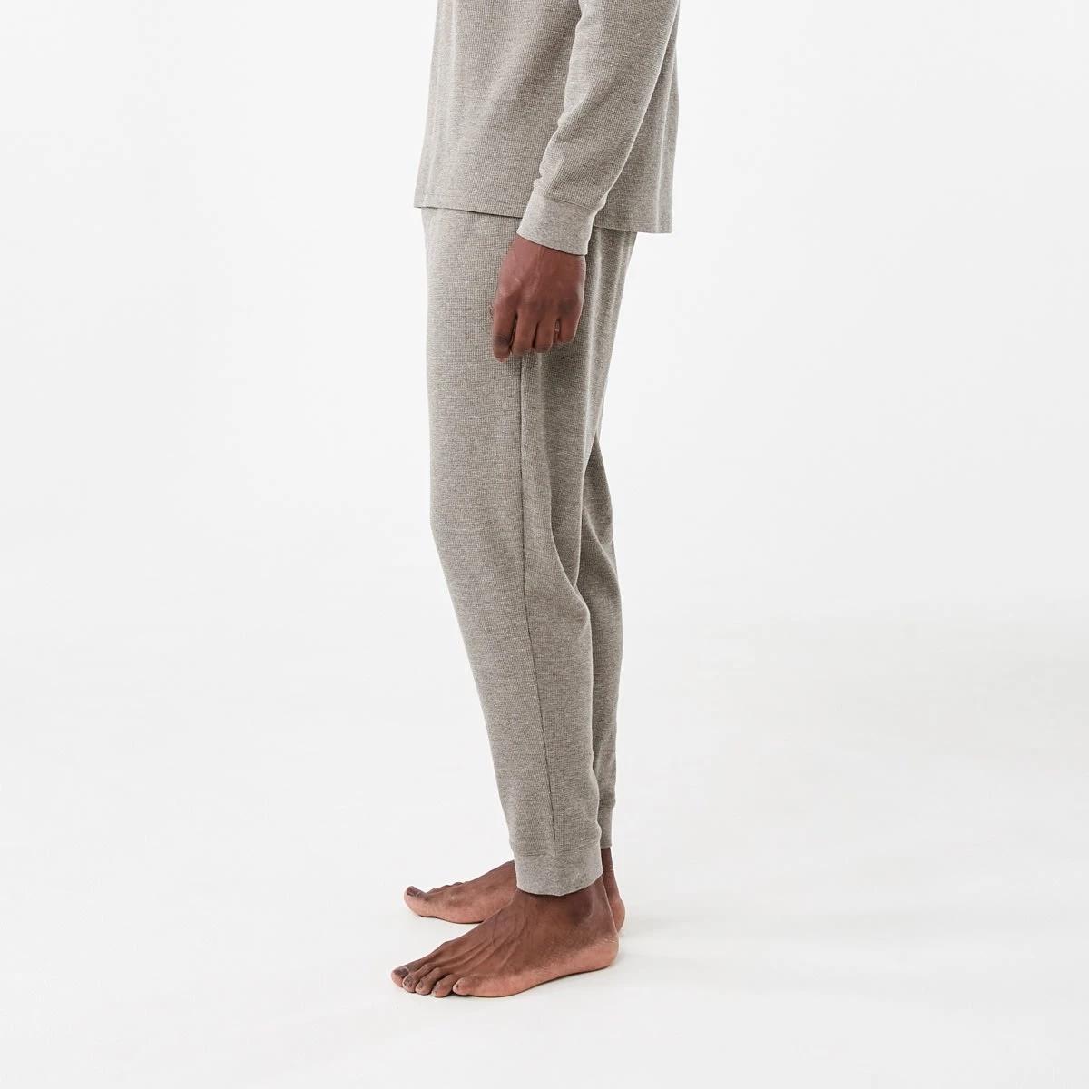 2 Waffle Jogger Pants Oatmarle, 2 of 6