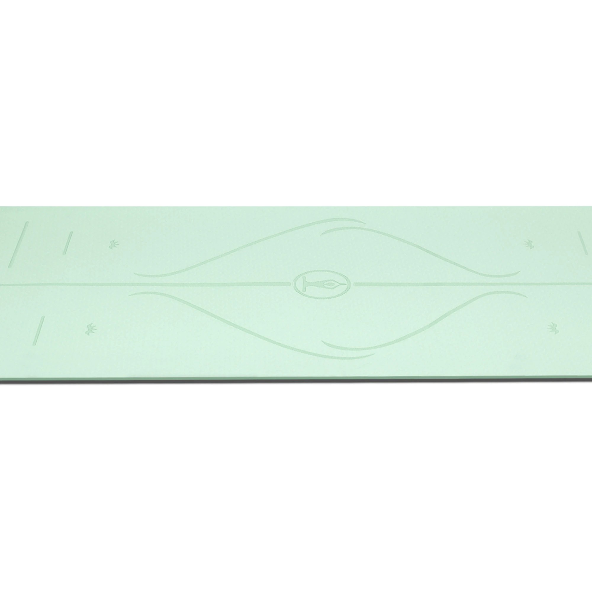 6 Centra 183X61X0.6Cm Yoga Mat In Mint And Dual Colour - Black, 6 of 9