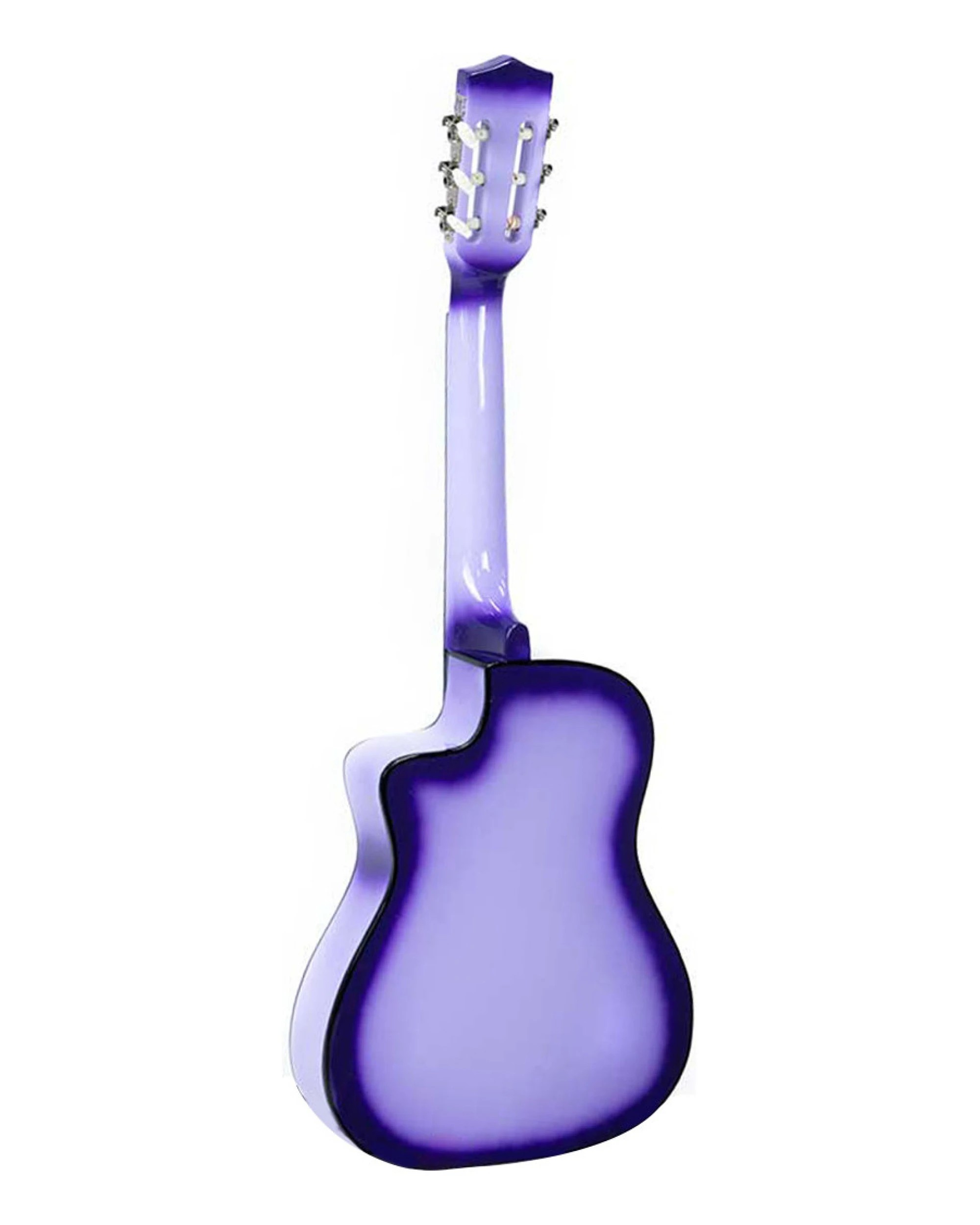 2 Karrera Childrens Acoustic Cutaway Wooden Strings Guitar Ideal Kids Gift Half Size Musical Instrument - Purple, 2 of 4