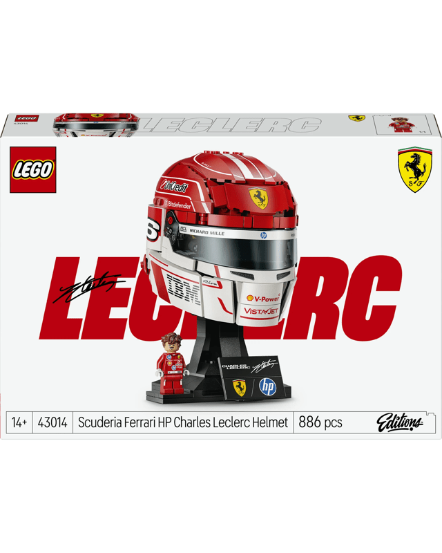LEGO Editions Formula 1 Scuderia Ferrari HP Charles Leclerc Helmet 4