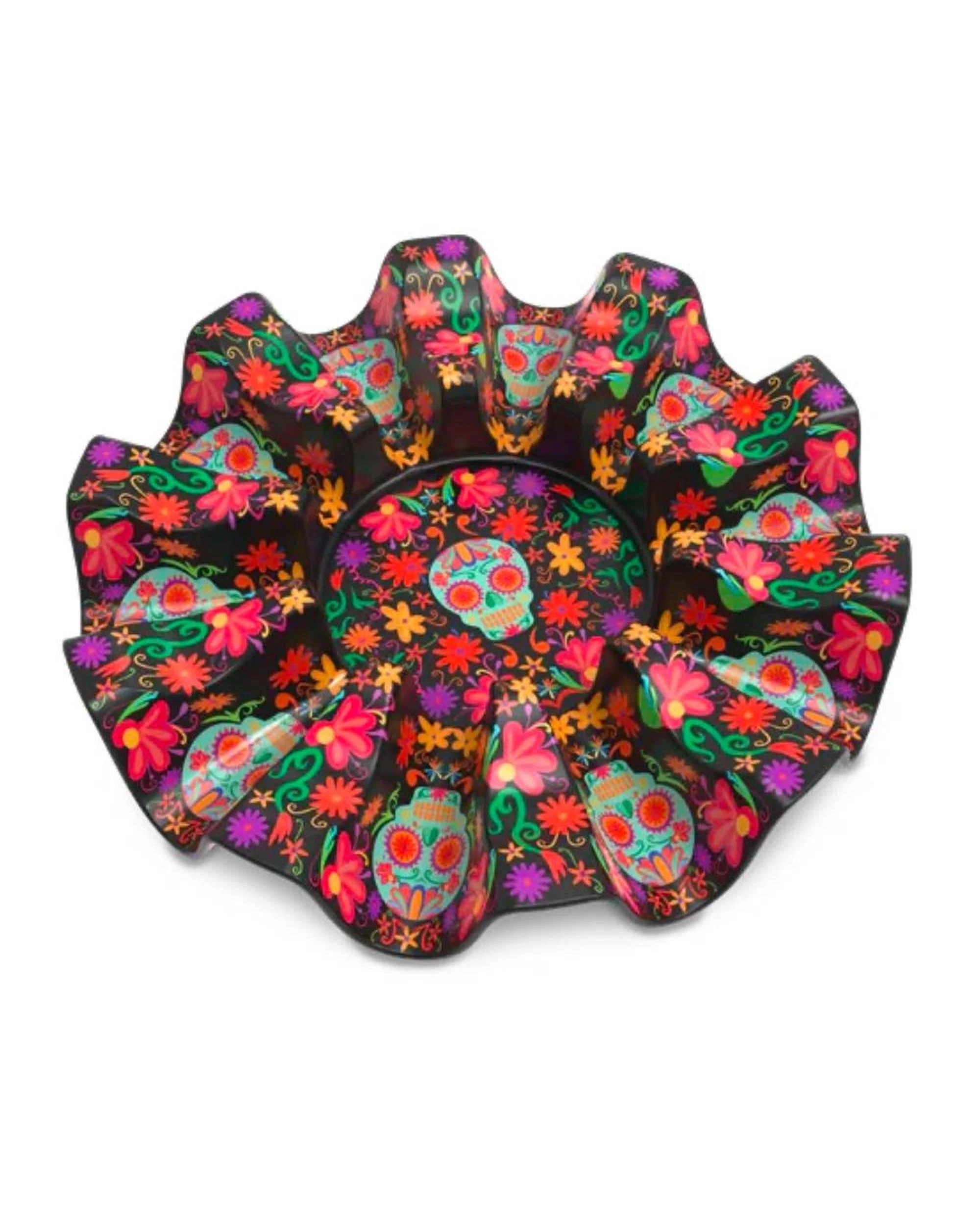 1 Prepara Carousel Taco Holder Stand Day of The Dead  Holds 10, 1 of 1