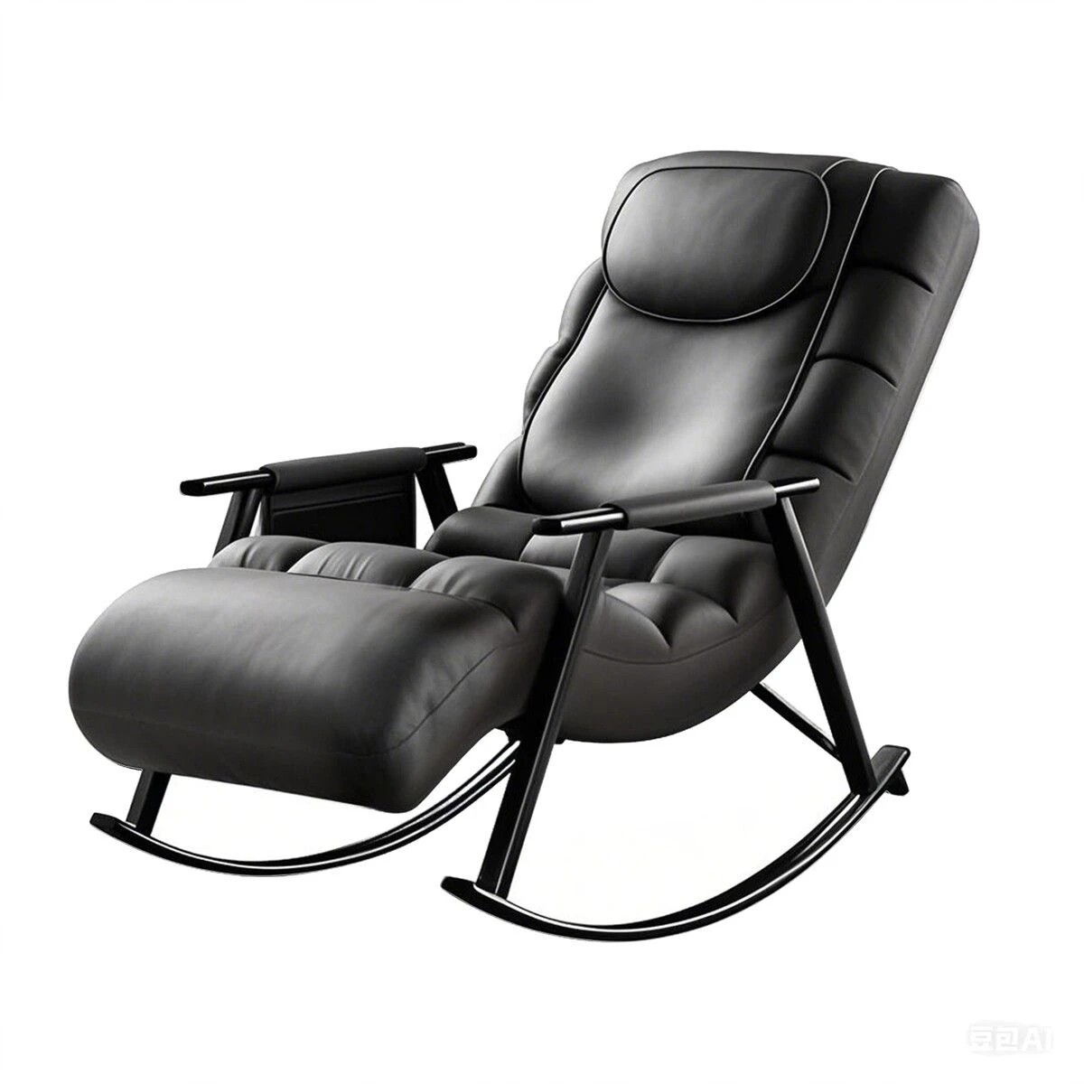 1 HOMASA Heated Rocking Massage Chair Recliner, 1 of 5