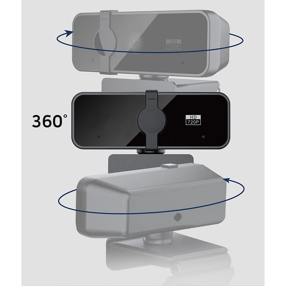 6 J.Burrows CW036 HD Webcam 720p Black, 6 of 9