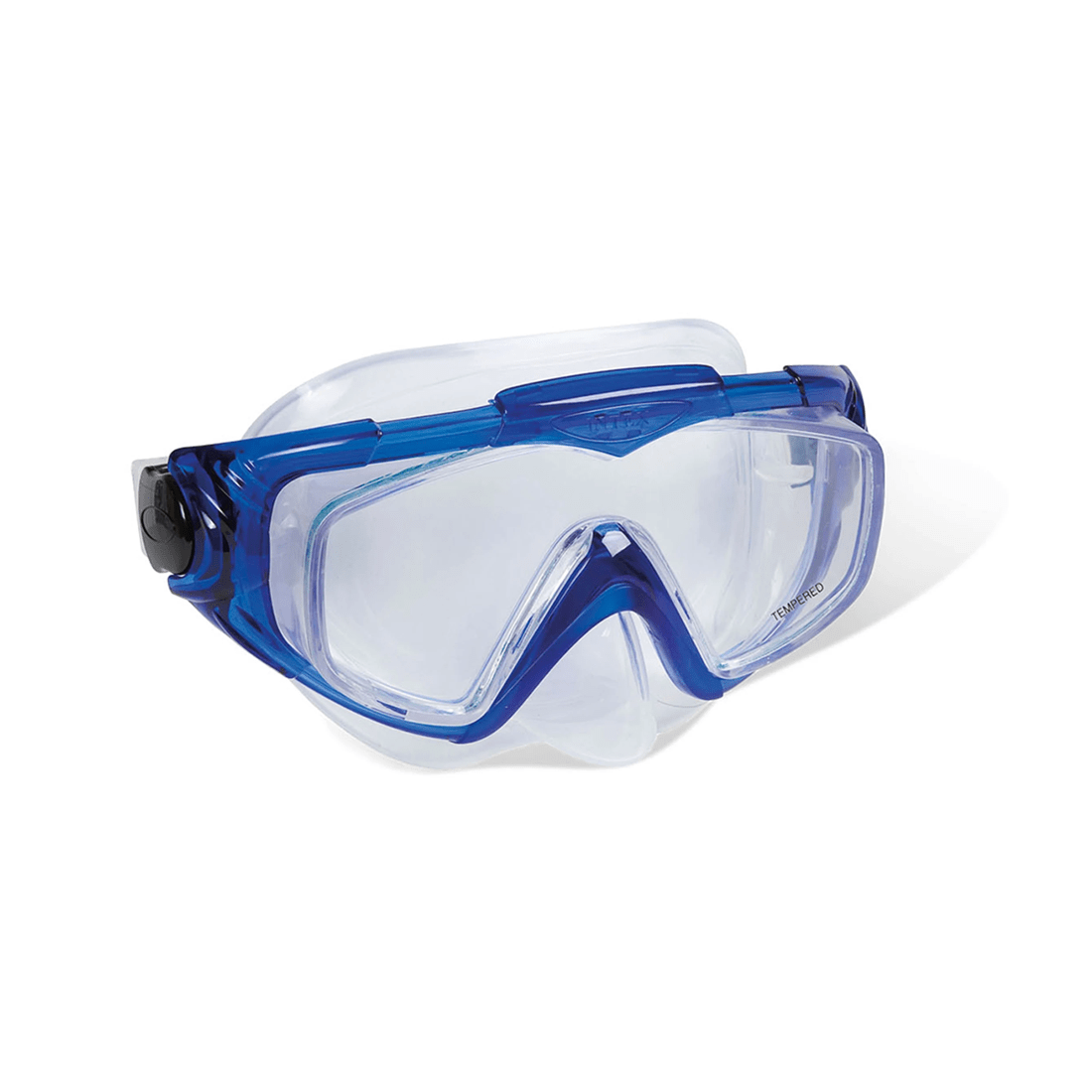 3 INTEX Aqua Flow Sport Silicone Swim Set Snorkel Mask Tempered Glass Lens - Multi, 3 of 3