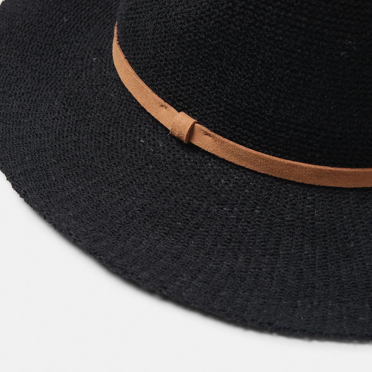 2 Woven Fedora Hat Black, 2 of 4