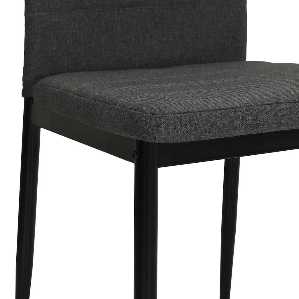 6 vidaXL Dining chair Ergonomic - Grey, 6 of 8