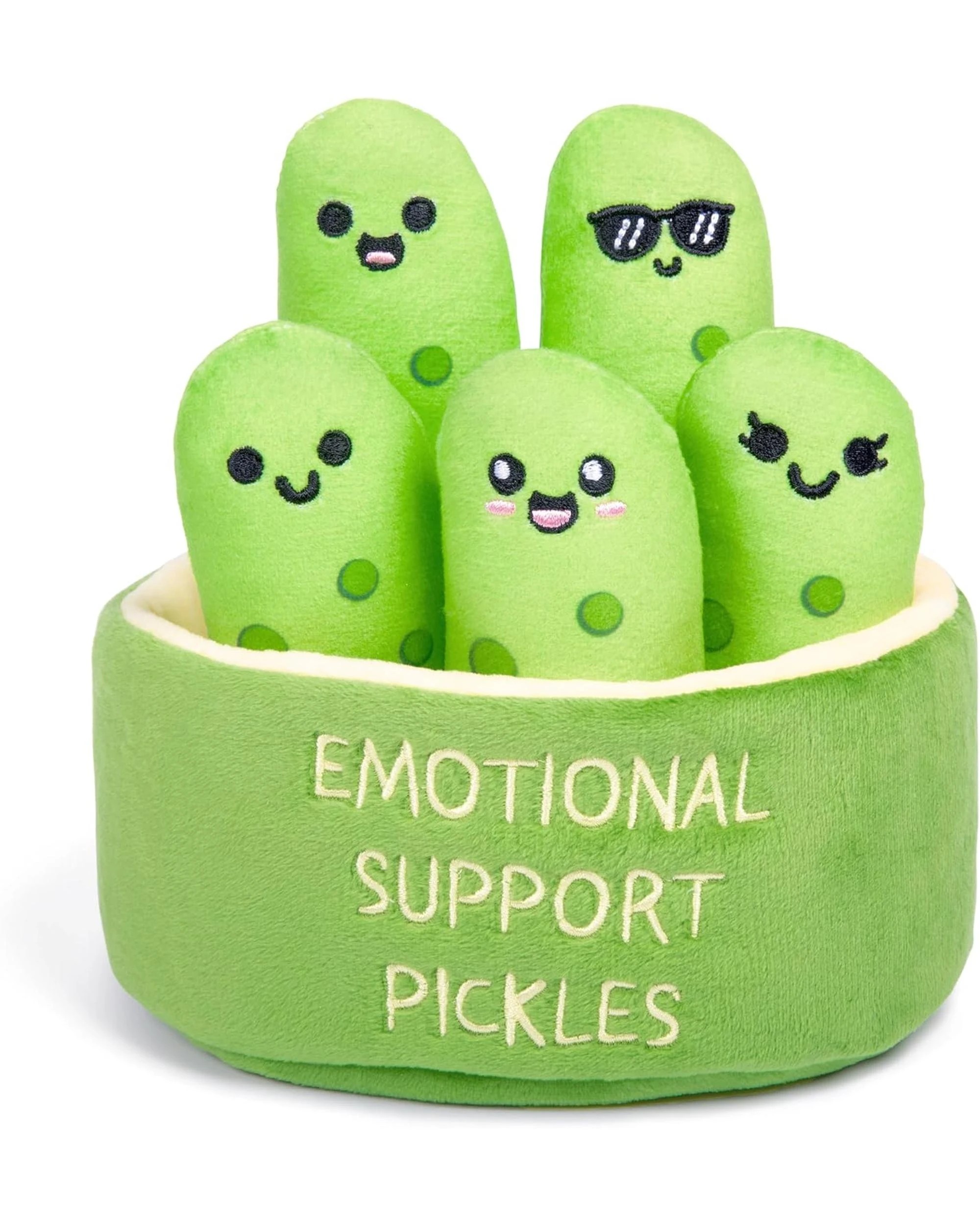 1 Emotional Support Pickles Plush Set, 1 of 6