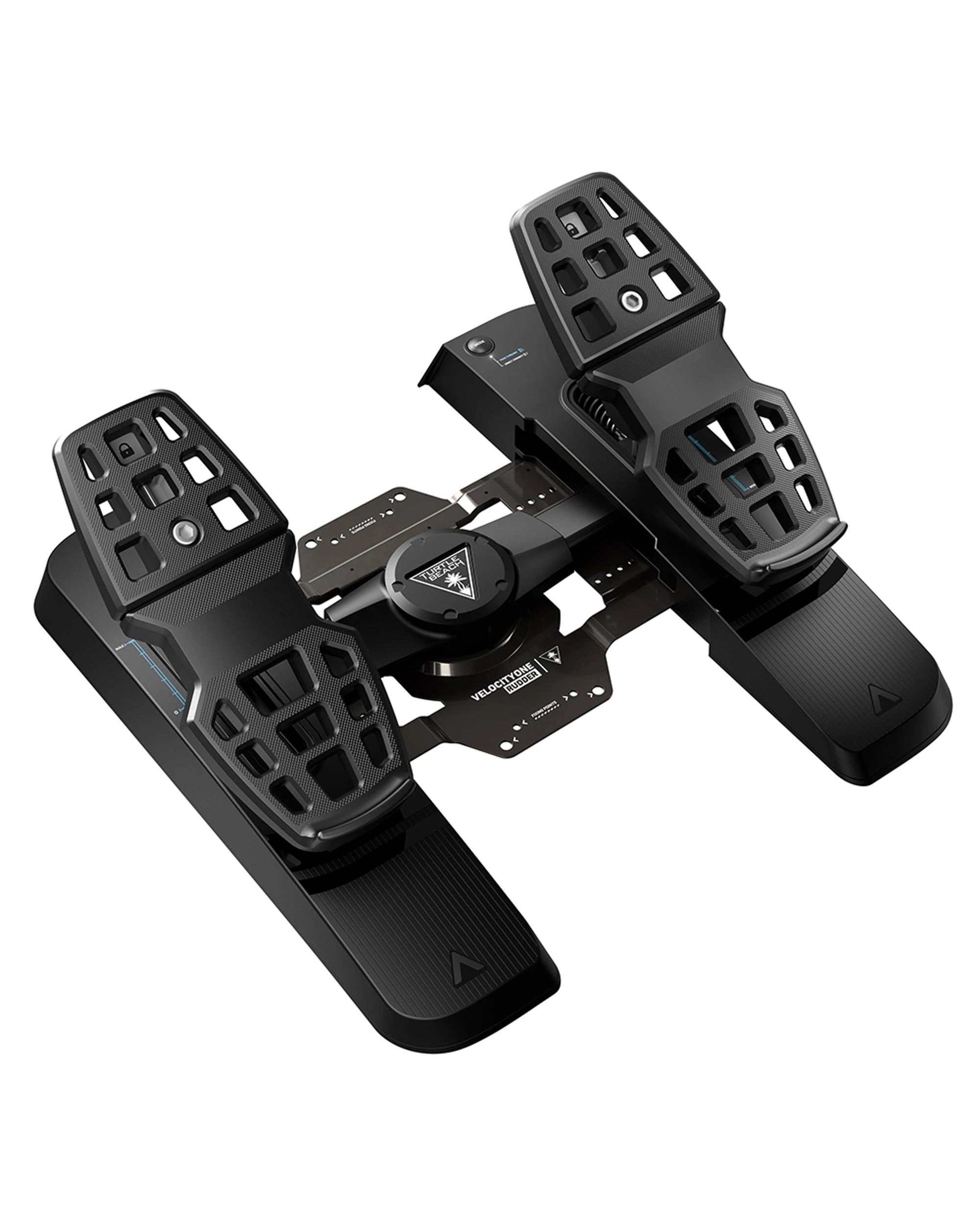 1 Turtle Beach VelocityOne Rudder Universal Rudder Pedals - Black, 1 of 10