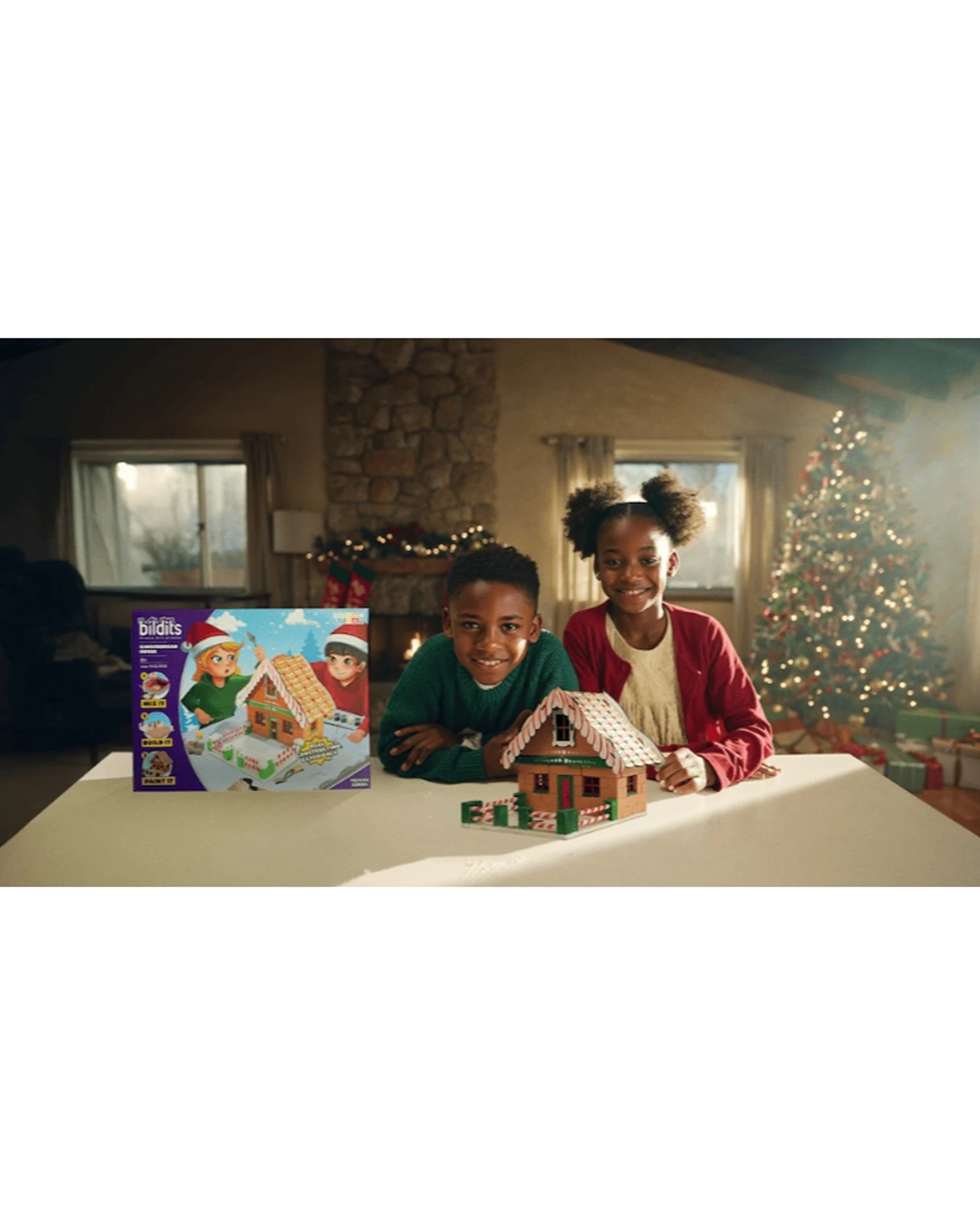7 Bildits Gingerbread House Building Kit 146pc Real Materials Kids Toy Set - Multi, 7 of 7