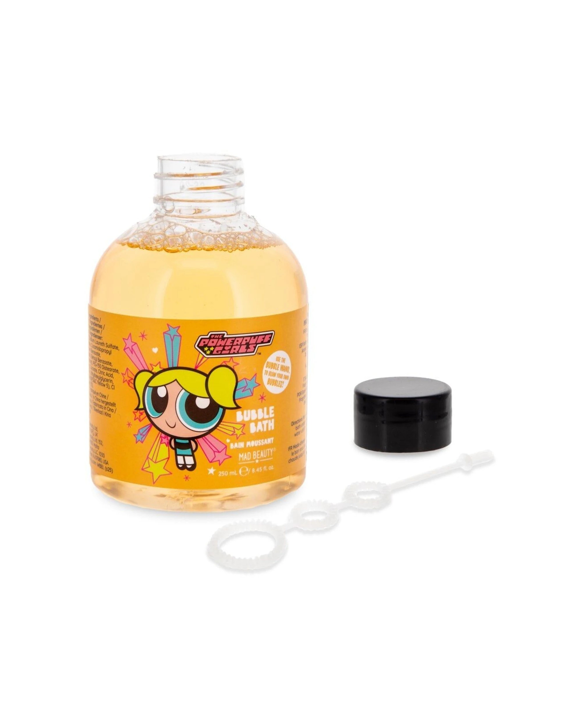 3 Warner Bros 6PK Powerpuff Girls Super Cute Bubble Bath Bubbles 250ml Peach - Yellow, 3 of 3